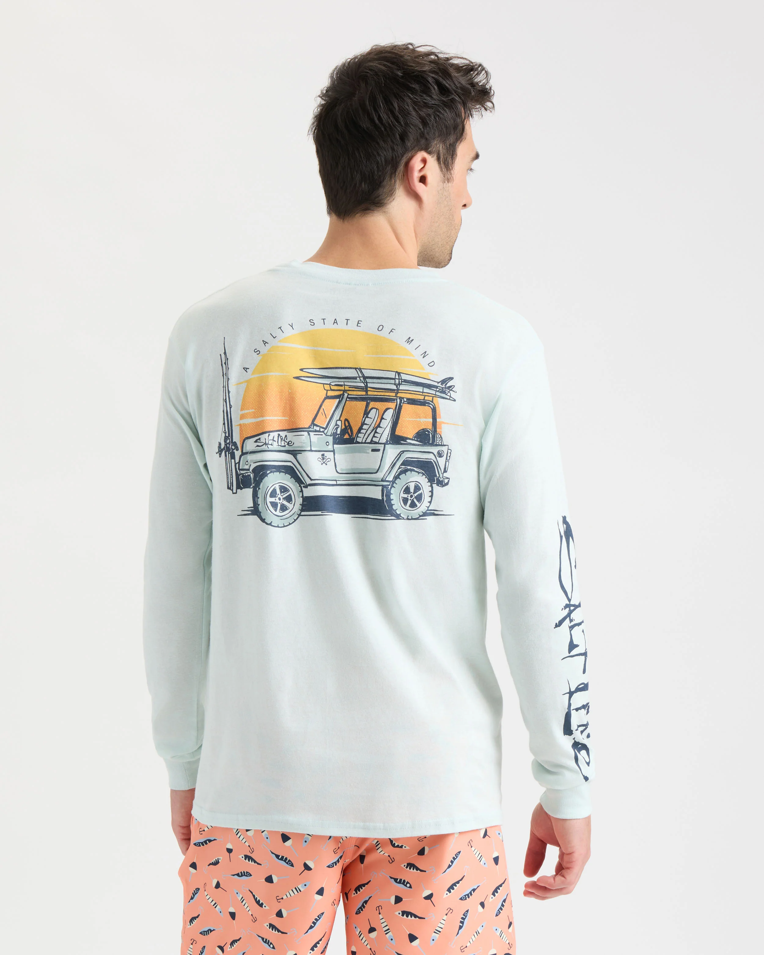 Men's 4 Wheel Fishin' Long Sleeve Shirt - Image 5