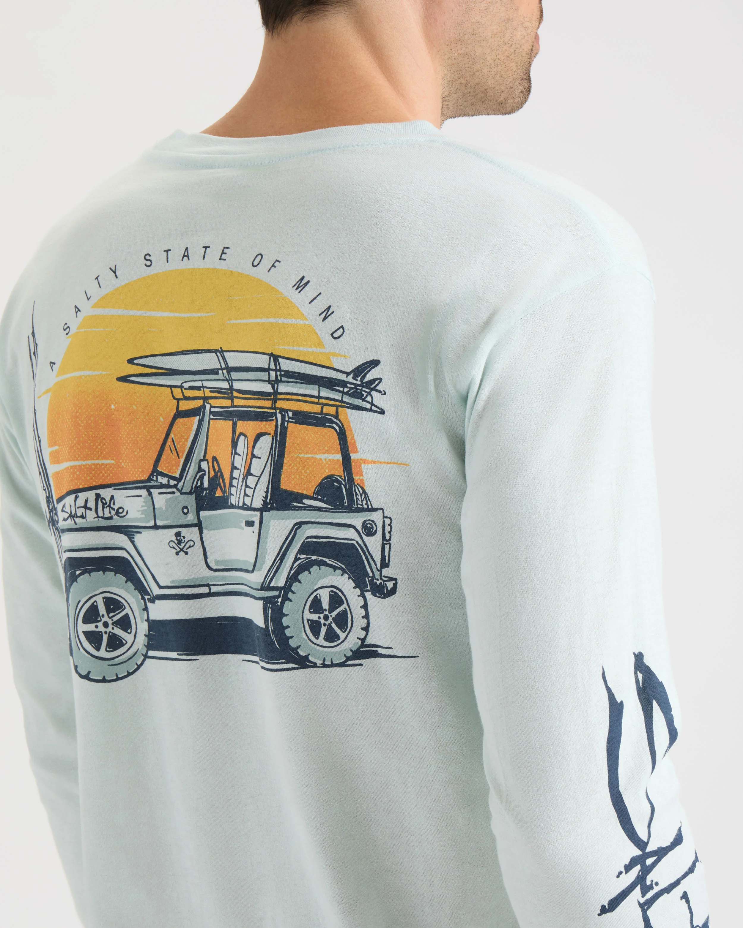 Men's 4 Wheel Fishin' Long Sleeve Shirt - Image 6
