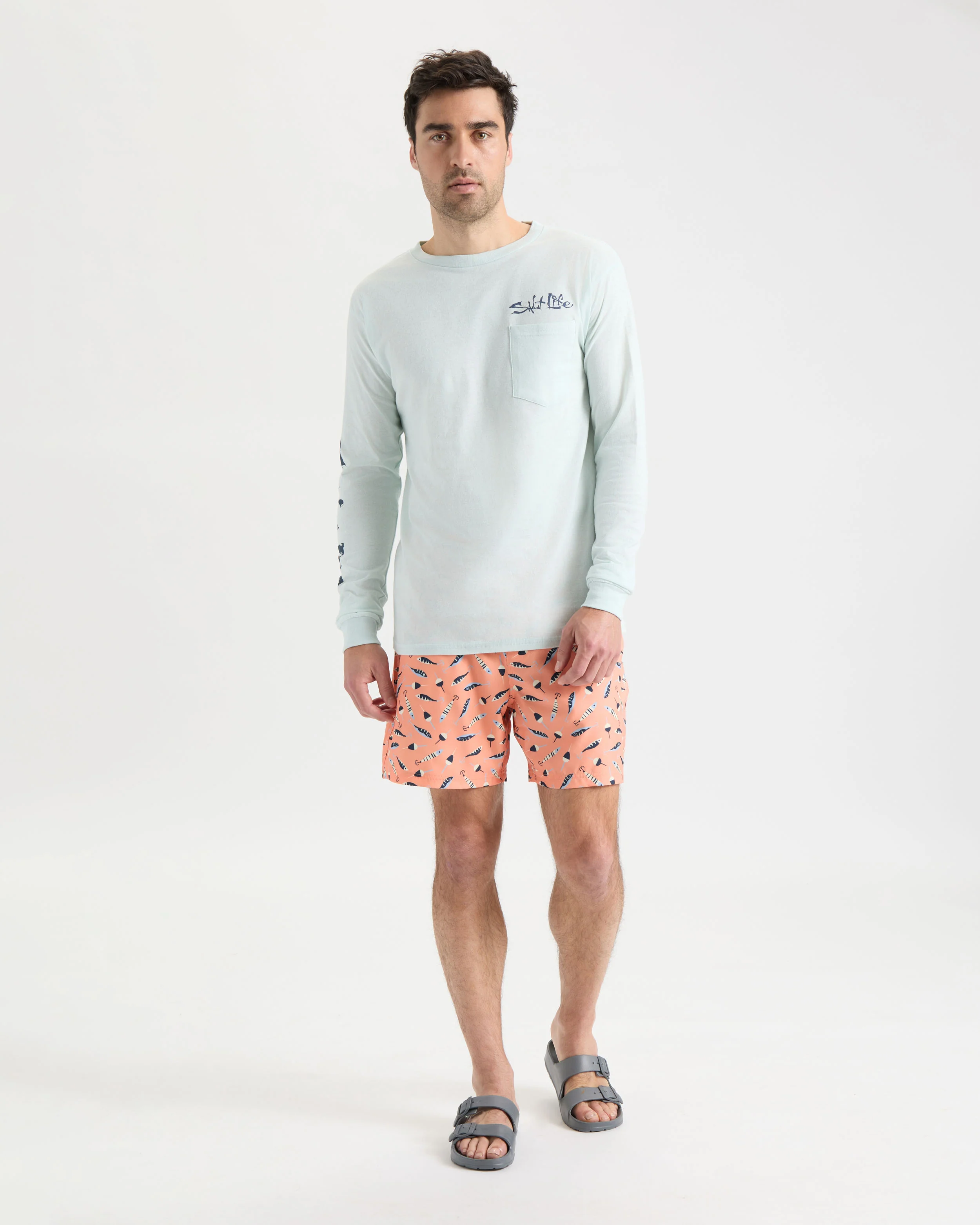 Men's 4 Wheel Fishin' Long Sleeve Shirt - Image 7