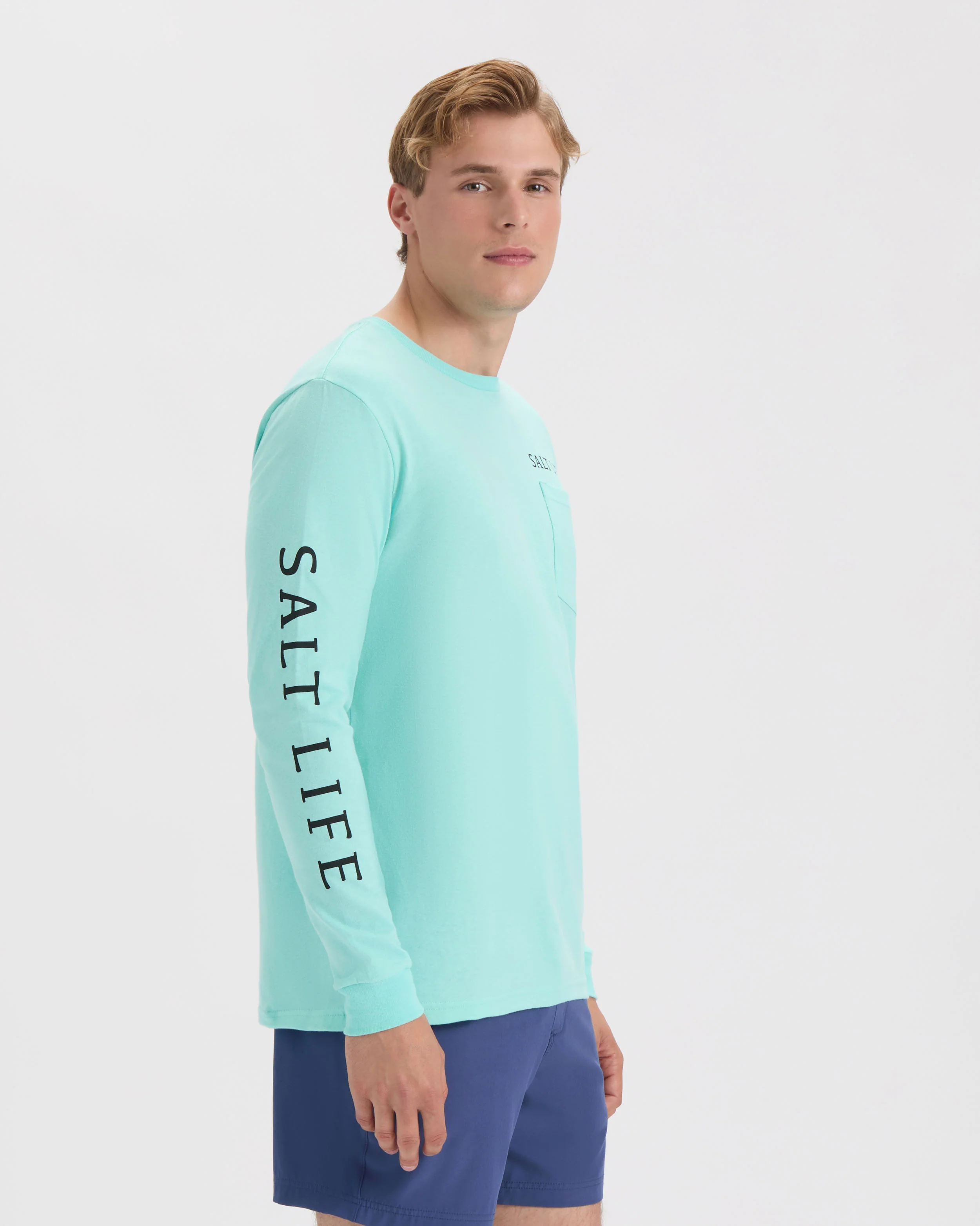 Men's American Quiver Long Sleeve Shirt - Image 3