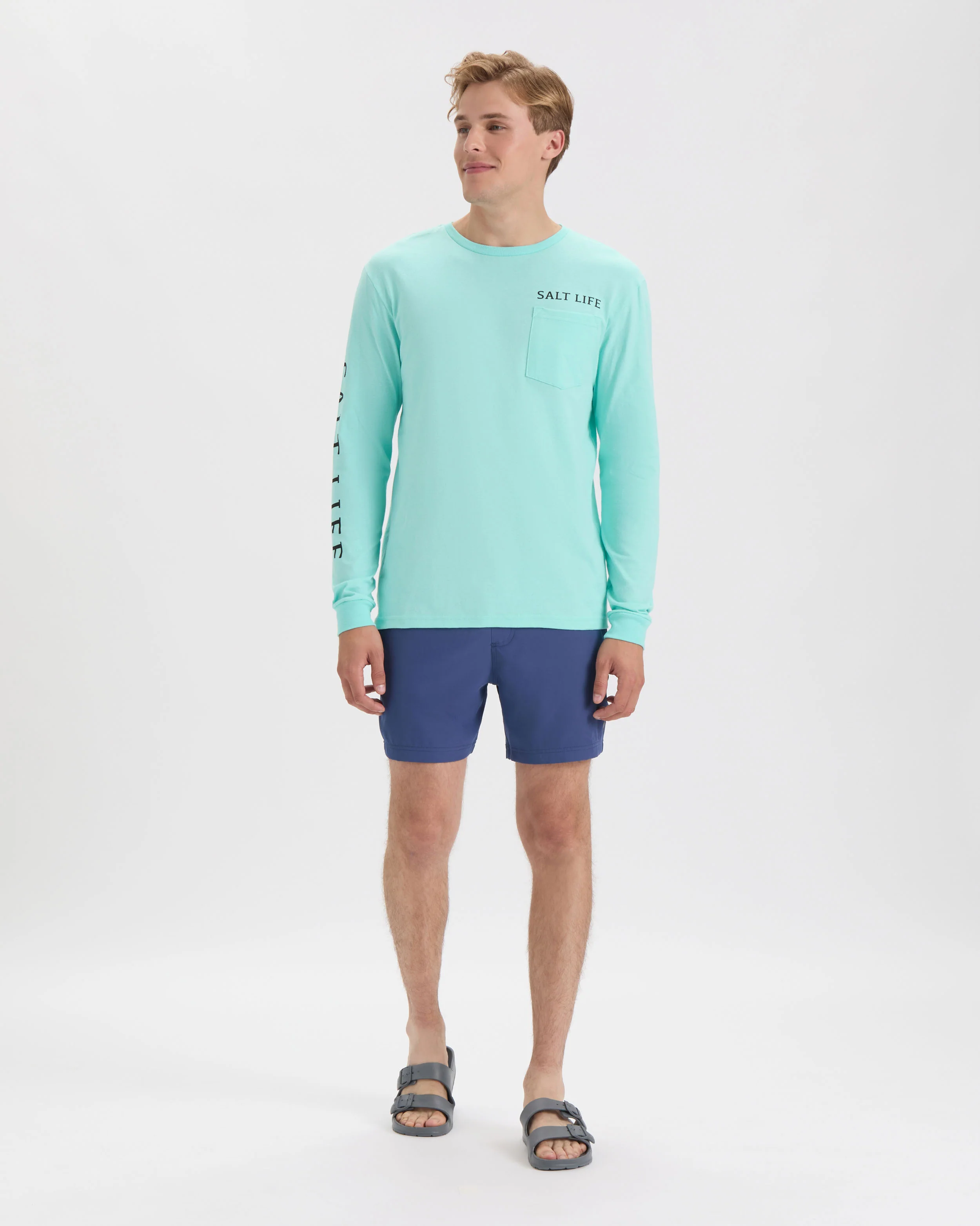 Men's American Quiver Long Sleeve Shirt - Image 6