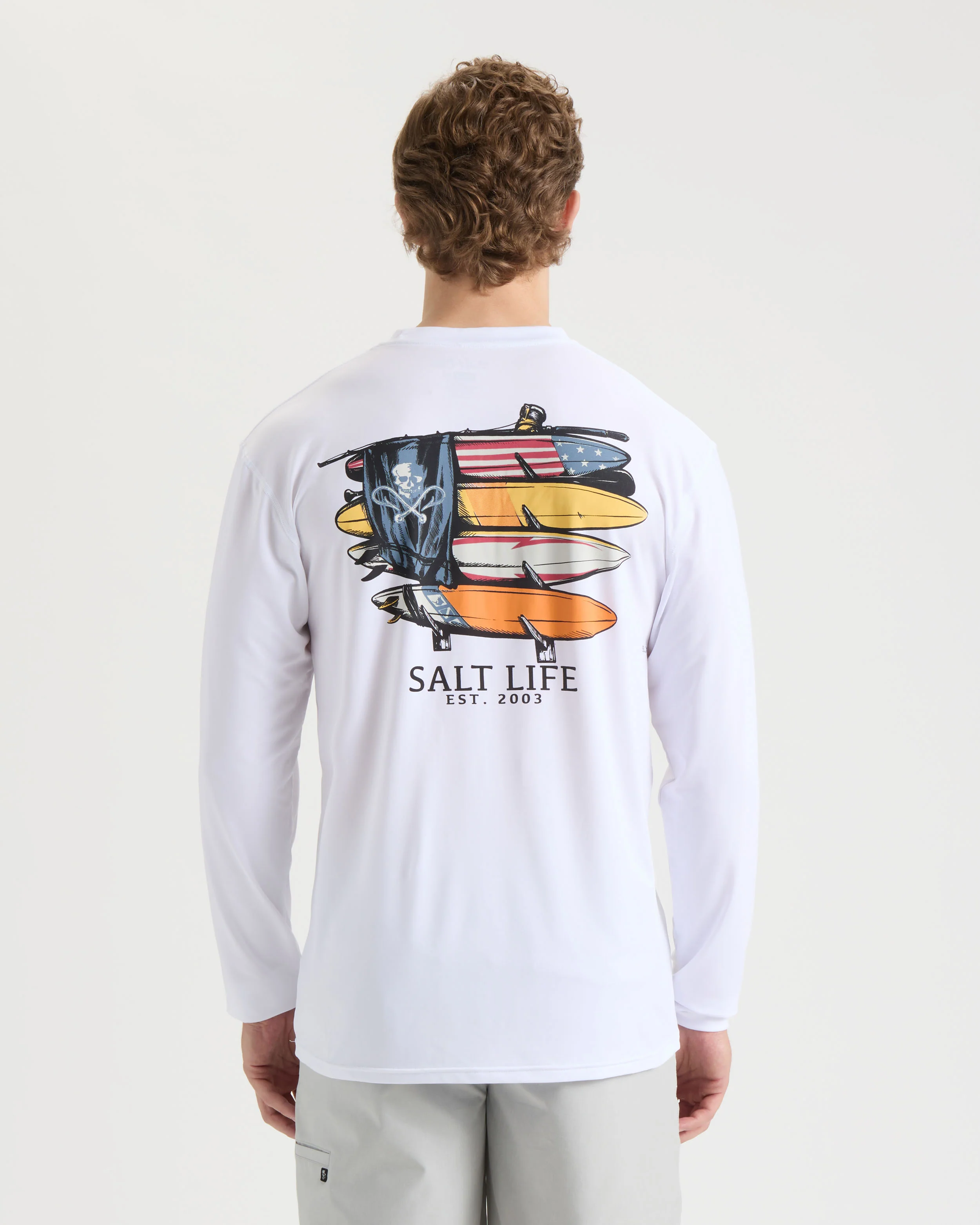 Men's American Quiver SLX Performance Long Sleeve Shirt - Image 3