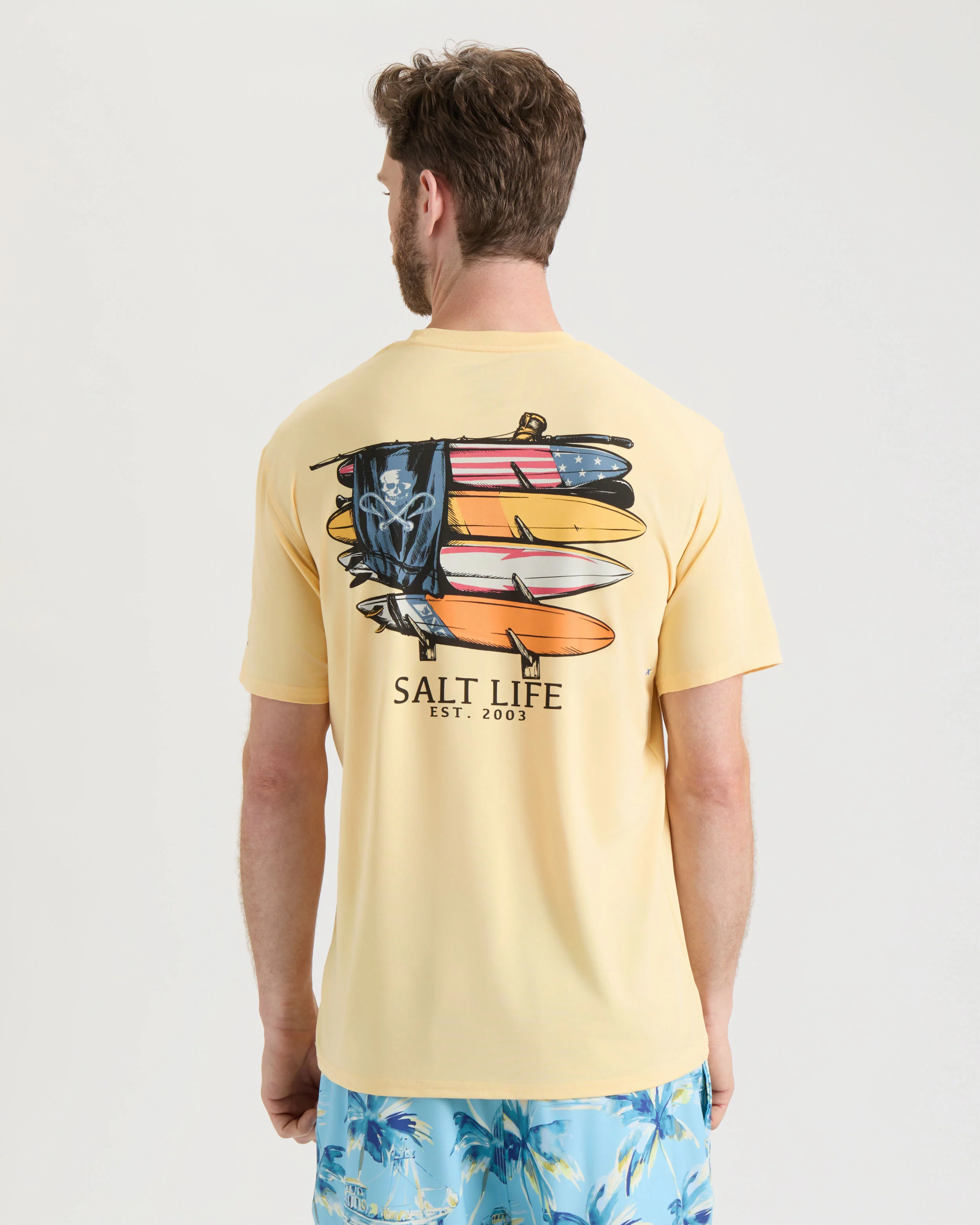 Men's American Quiver SLX Performance Short Sleeve Shirt - Image 3