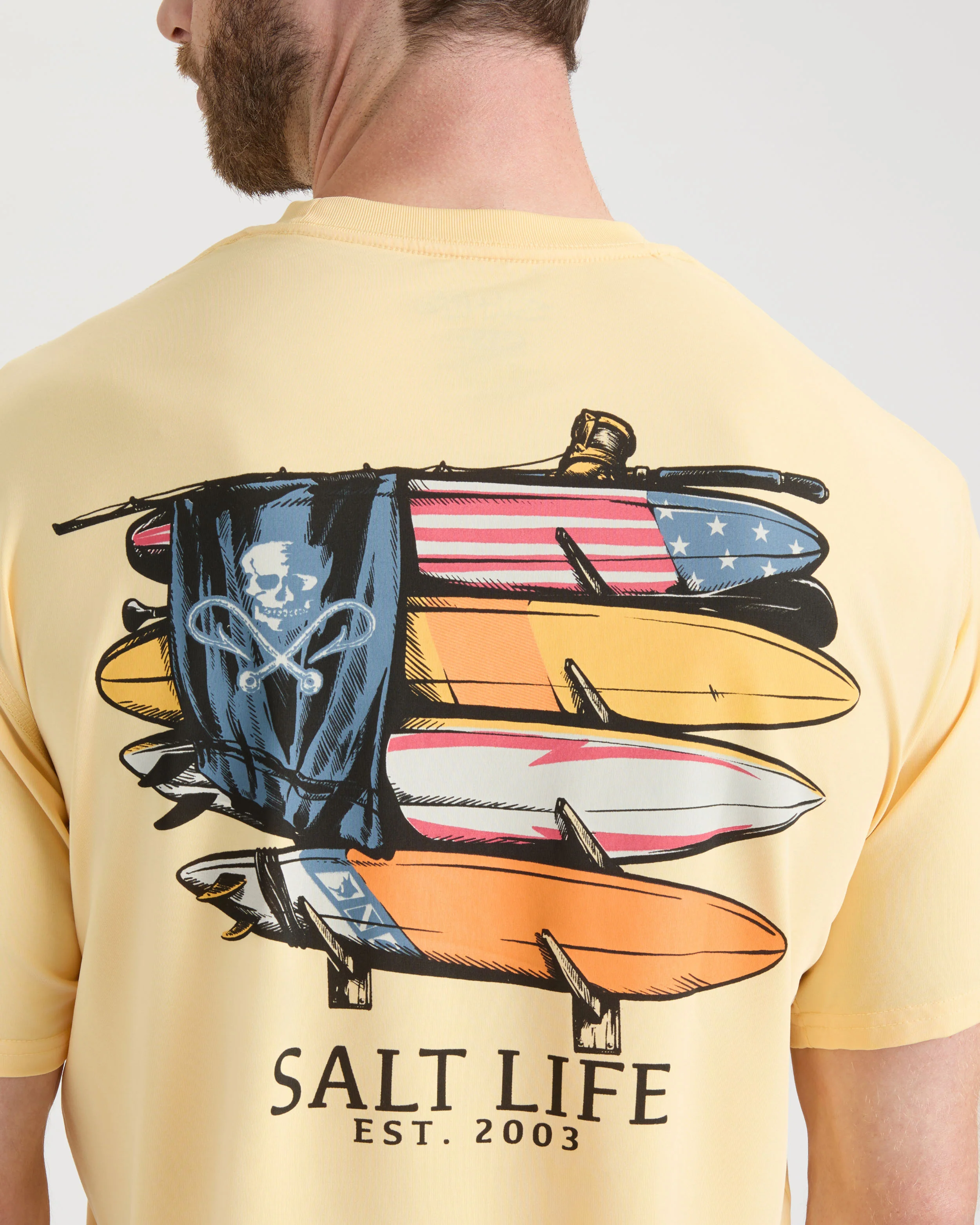 Men's American Quiver SLX Performance Short Sleeve Shirt - Image 5