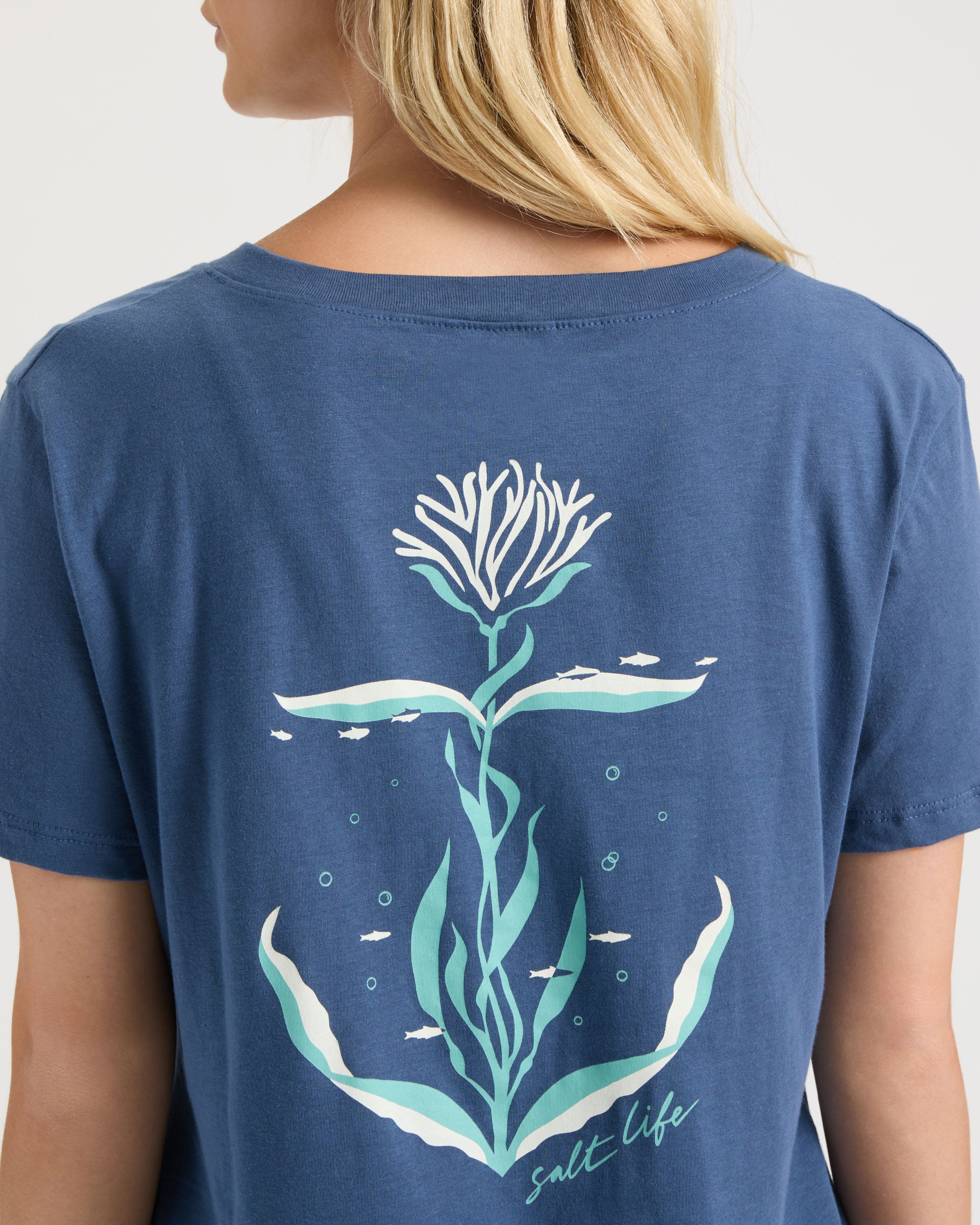 Women's Anchored Kelp Short Sleeve Shirt - Image 5