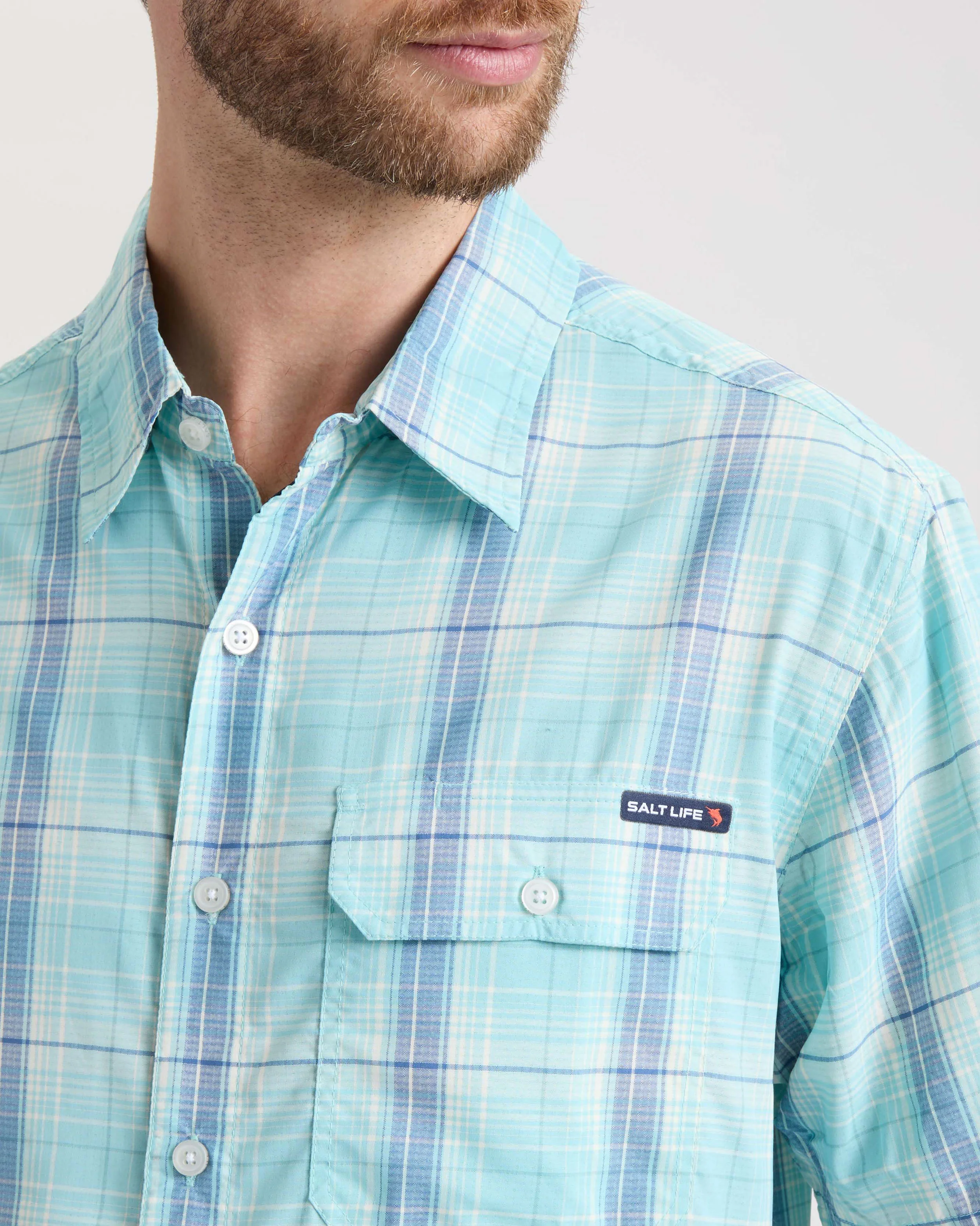 Men's Baitcaster SLX Performance Short Sleeve Shirt - Image 6