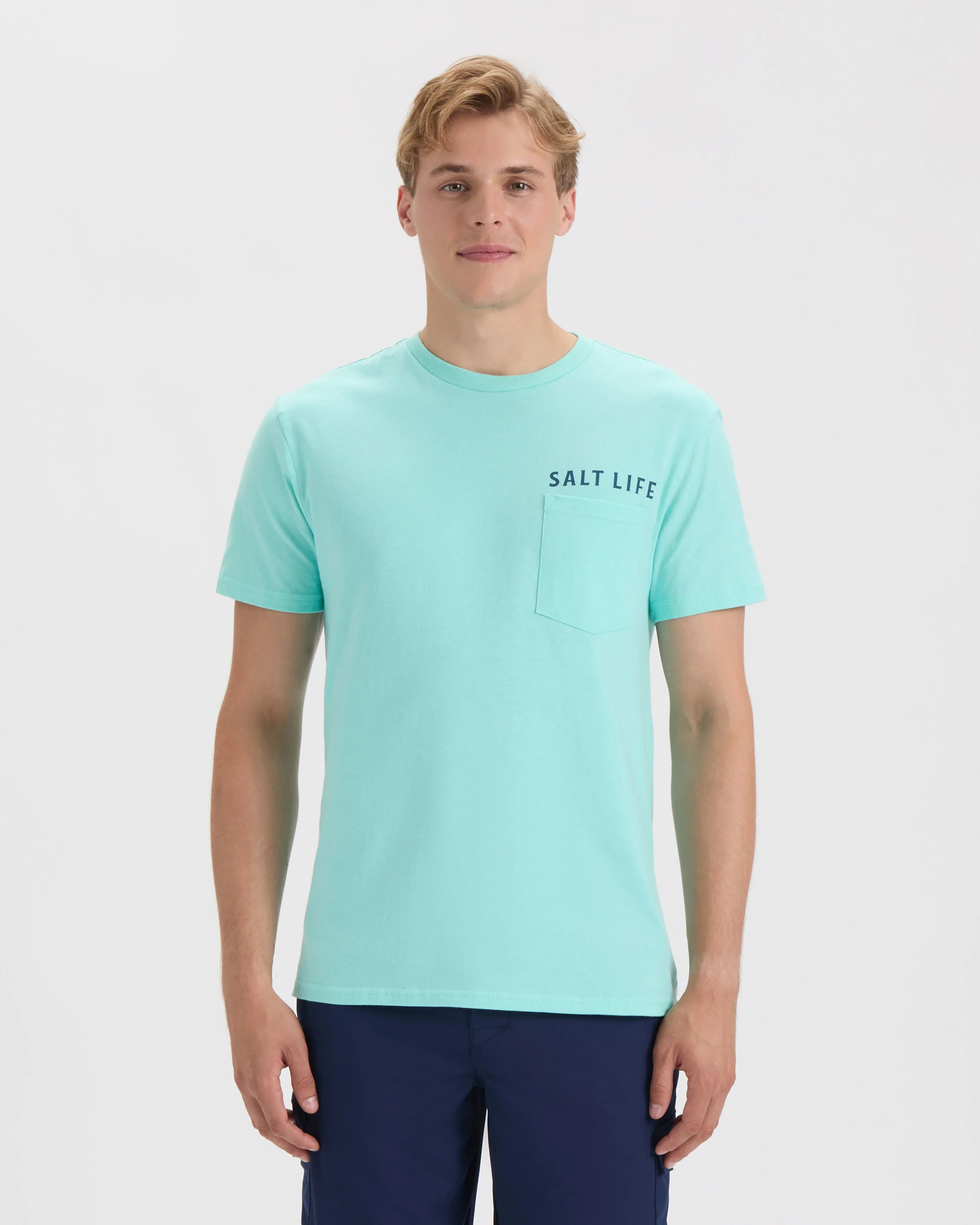 Men’s Blue Storm Brew Short Sleeve Tee - Image 2