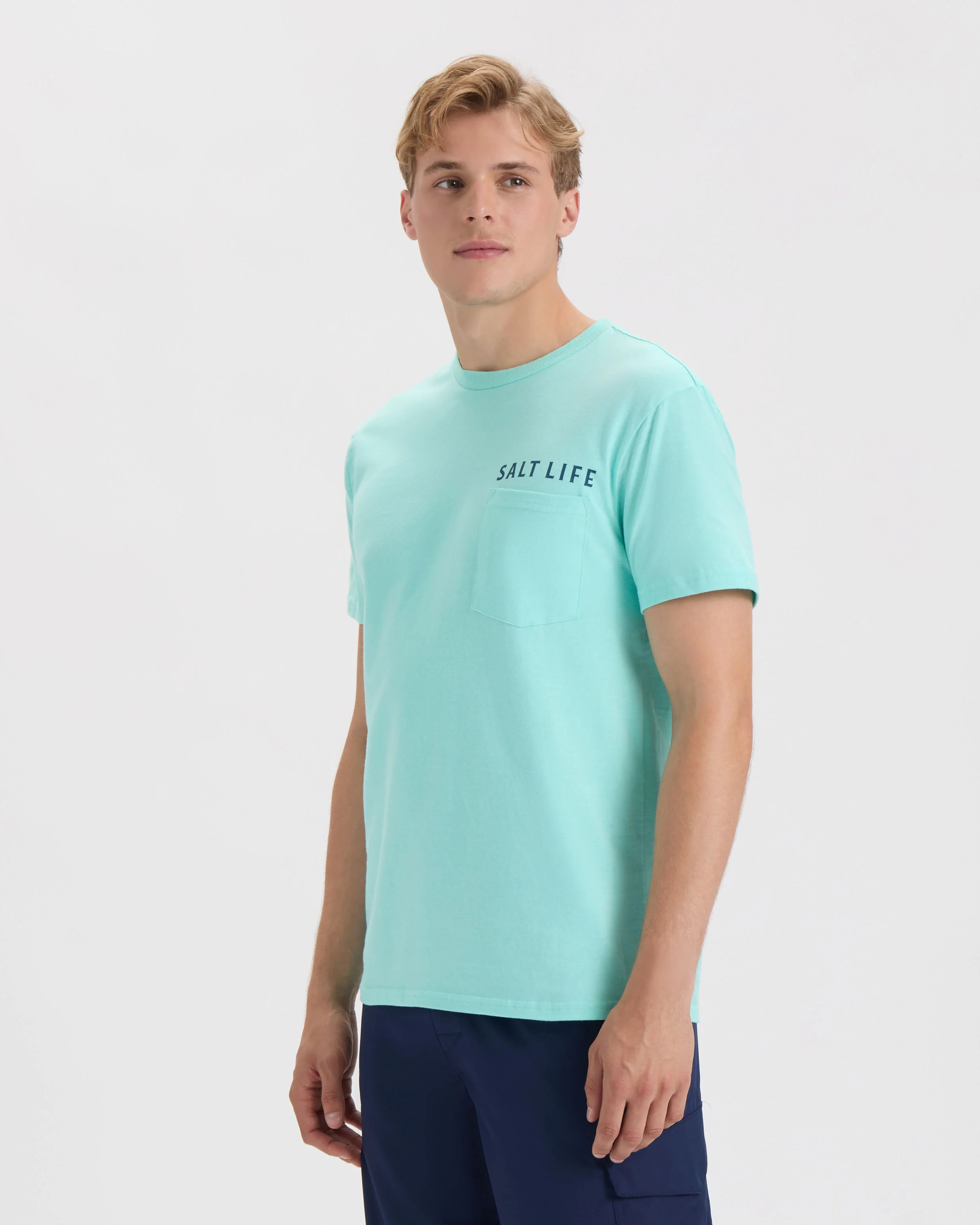Men’s Blue Storm Brew Short Sleeve Tee - Image 3
