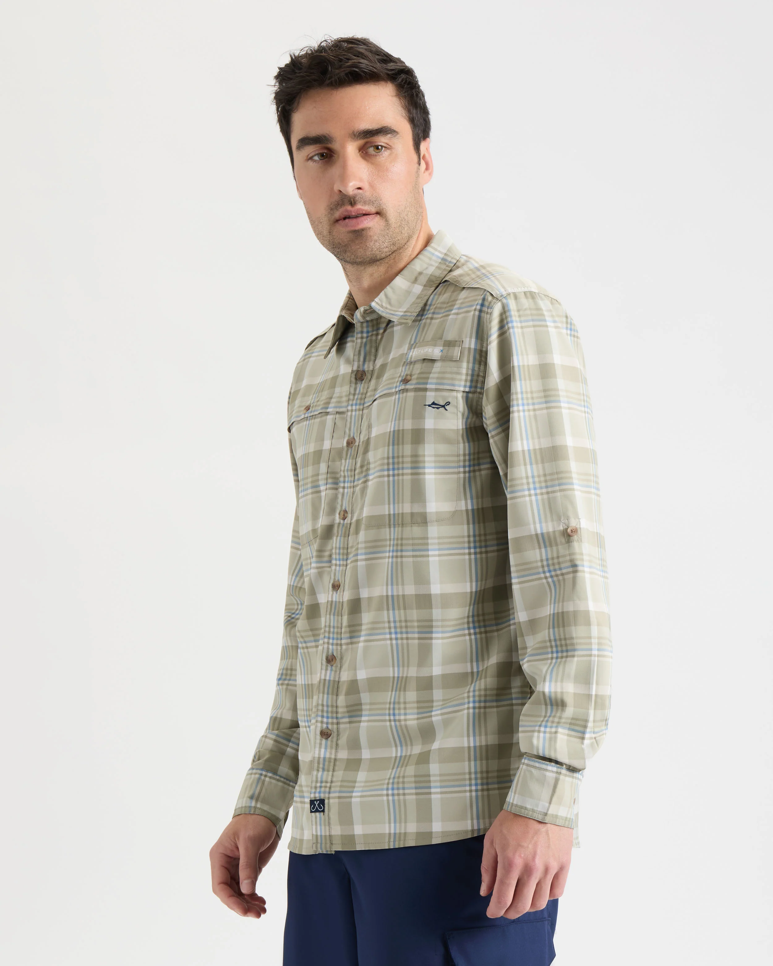 Men's Breezers Performance SLX Long Sleeve Shirt - Image 3