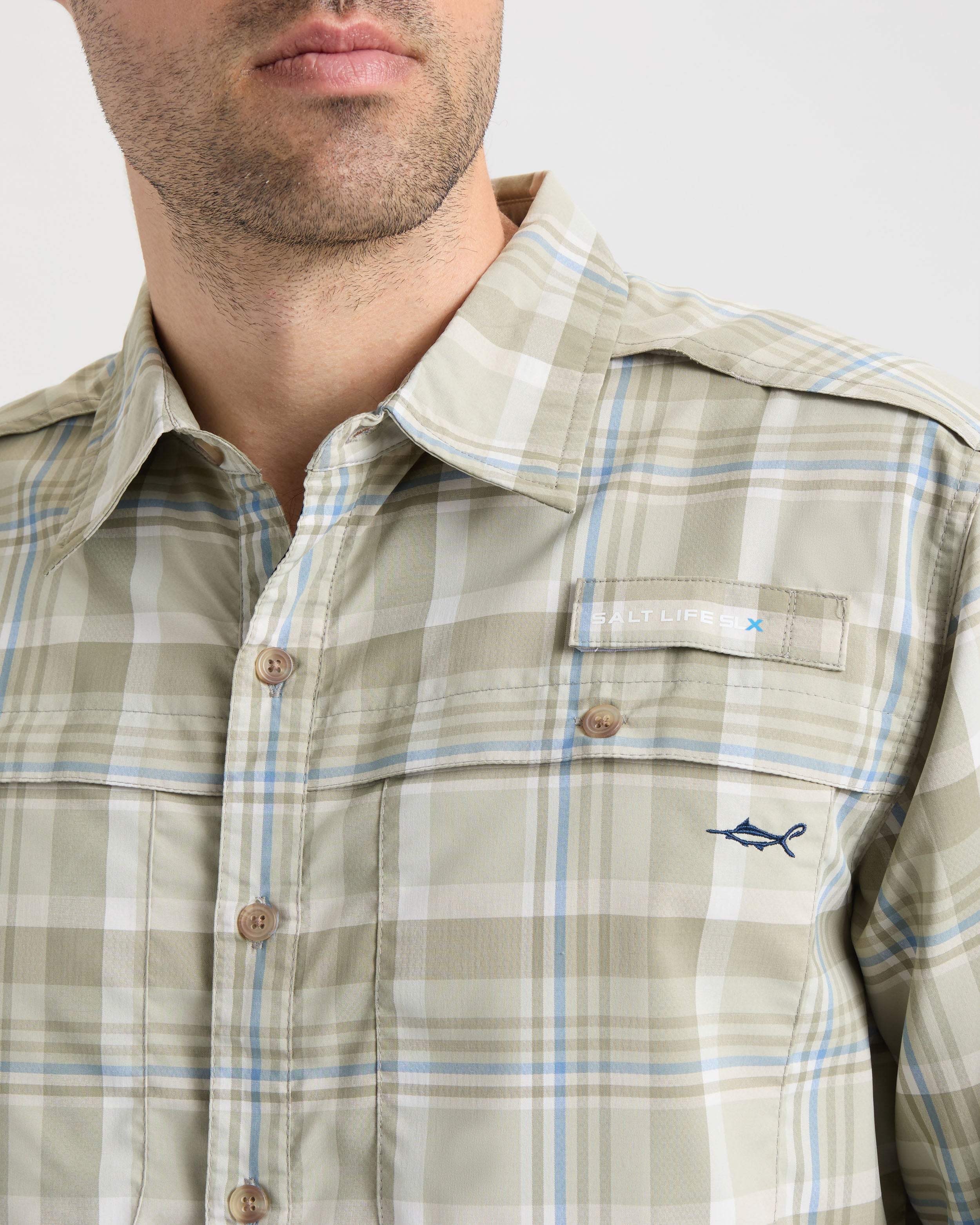 Men's Breezers Performance SLX Long Sleeve Shirt - Image 6