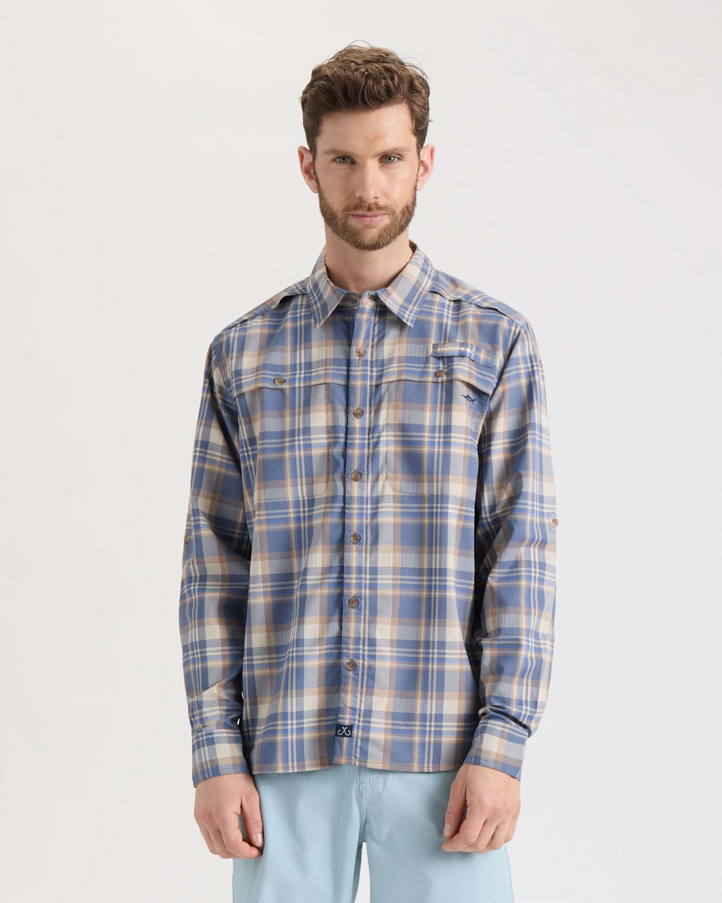 Men's Breezers Performance SLX Long Sleeve Shirt - Image 2