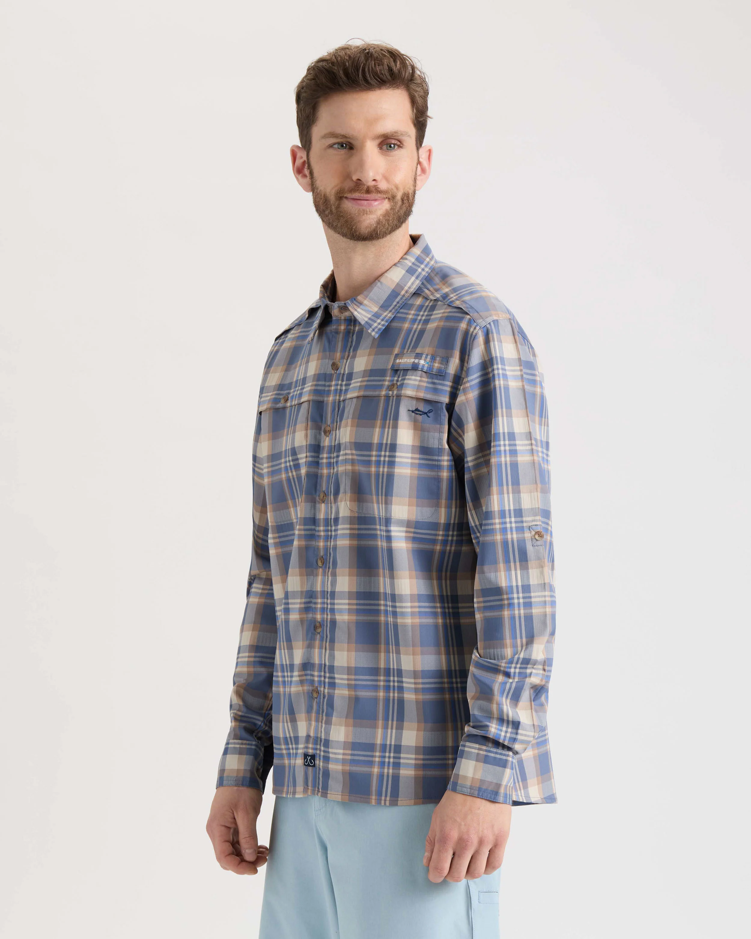 Men's Breezers Performance SLX Long Sleeve Shirt - Image 3