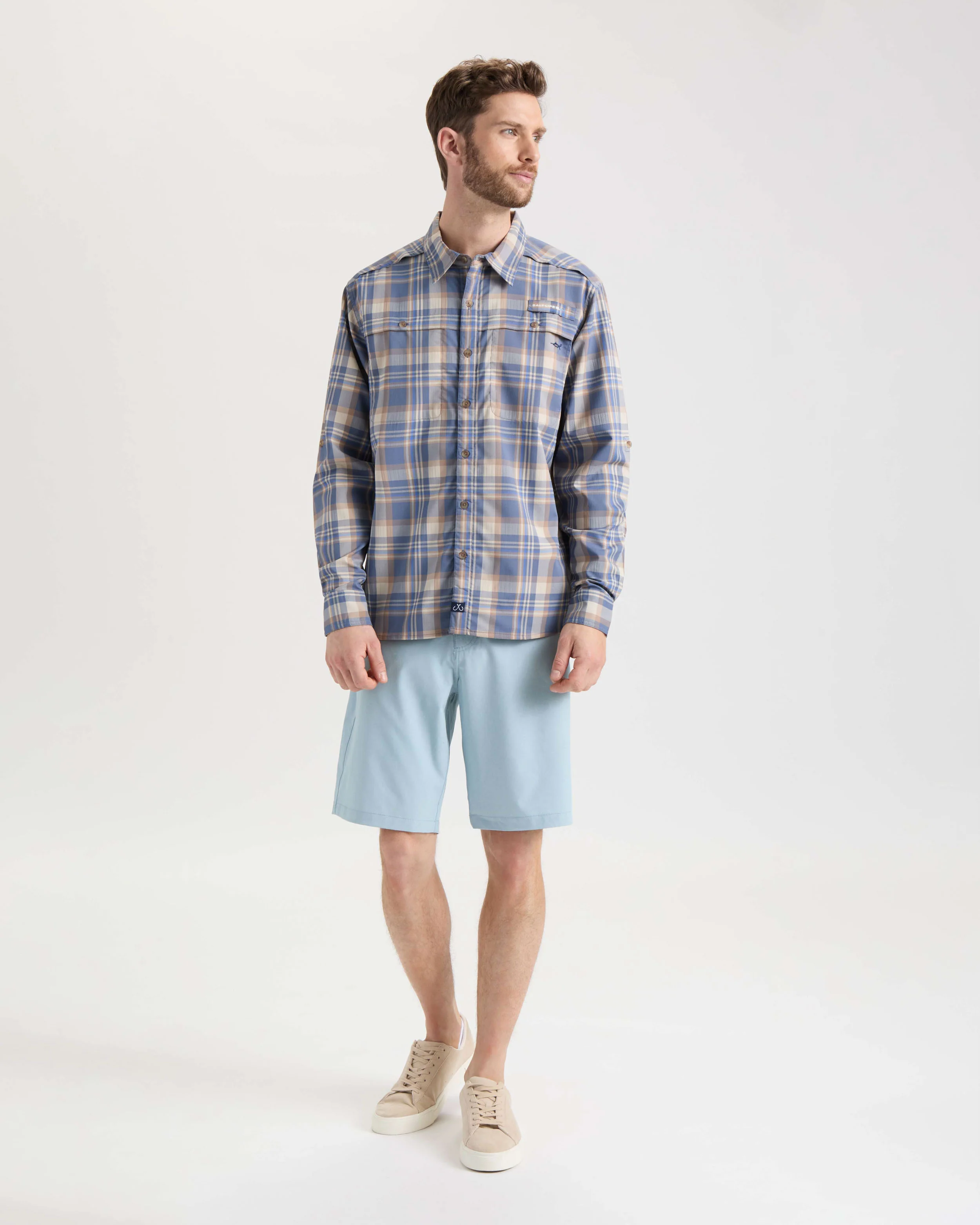 Men's Breezers Performance SLX Long Sleeve Shirt - Image 6