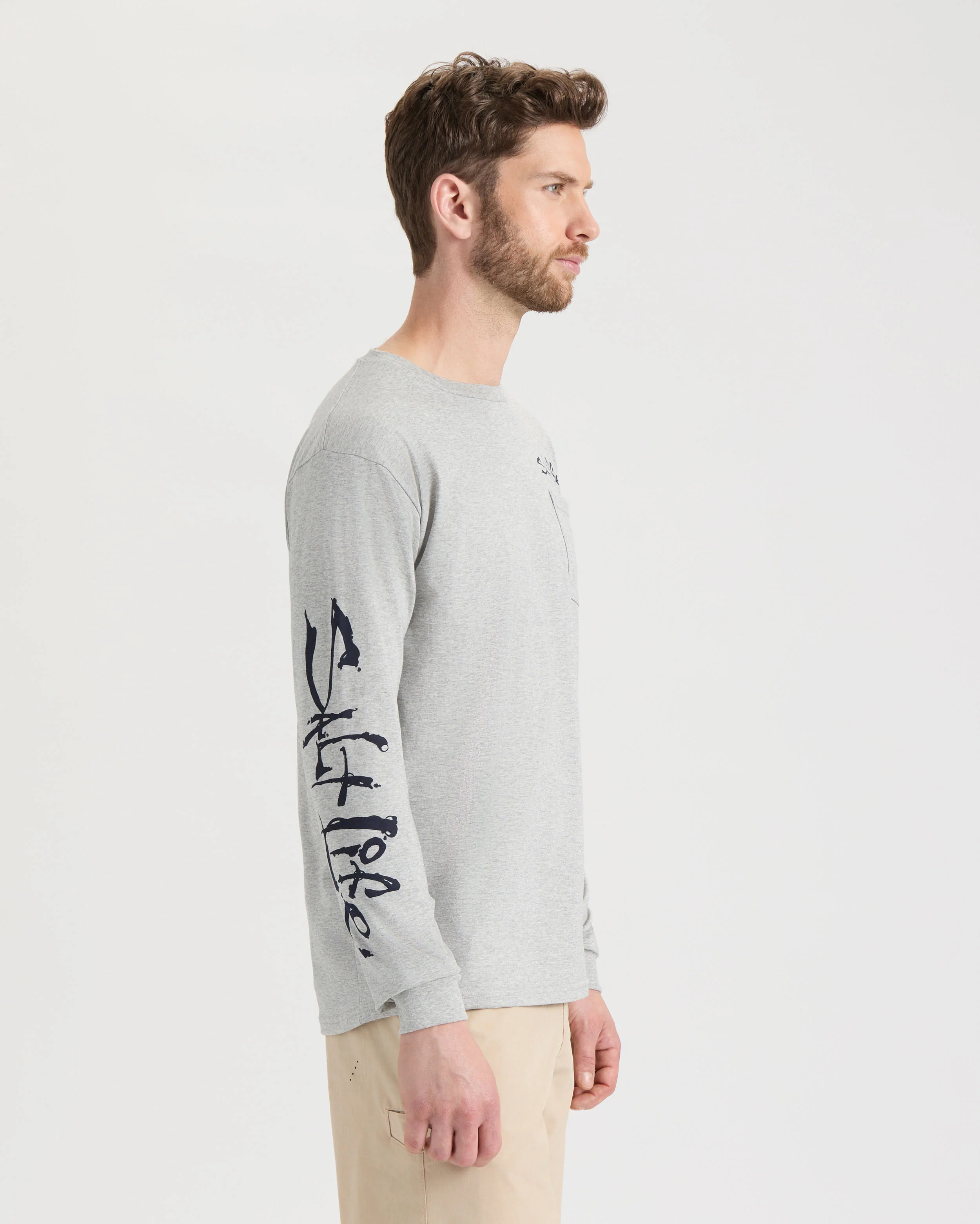 Men's Bushel N' Beers Long Sleeve Shirt - Image 4