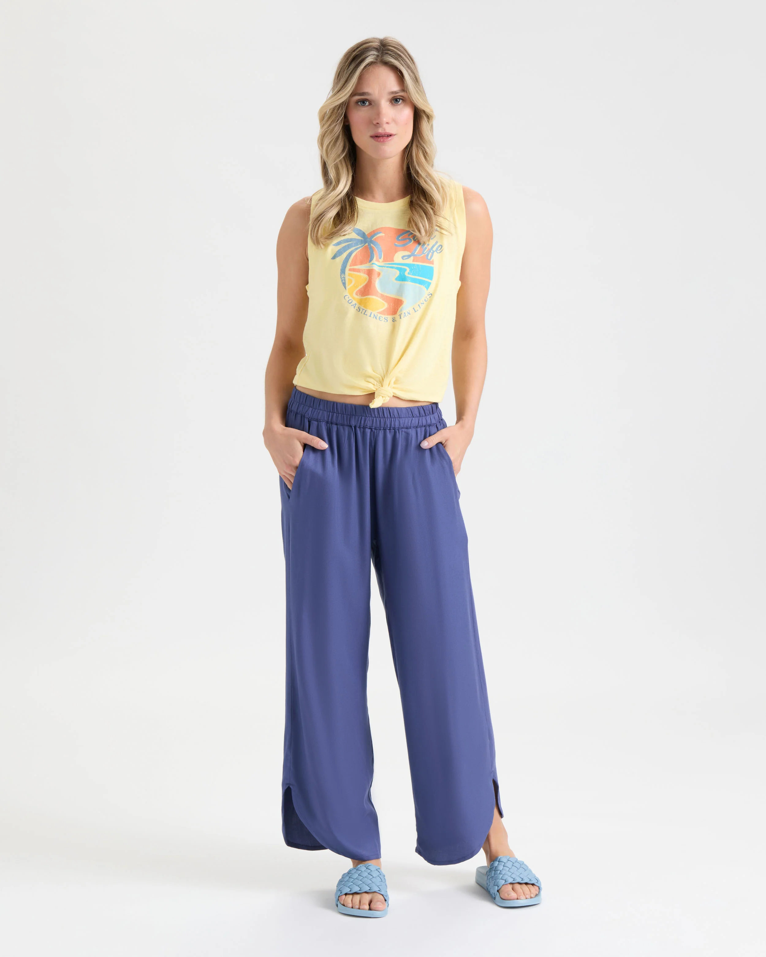 Women's By The Sea Wide Leg Pants - Image 6
