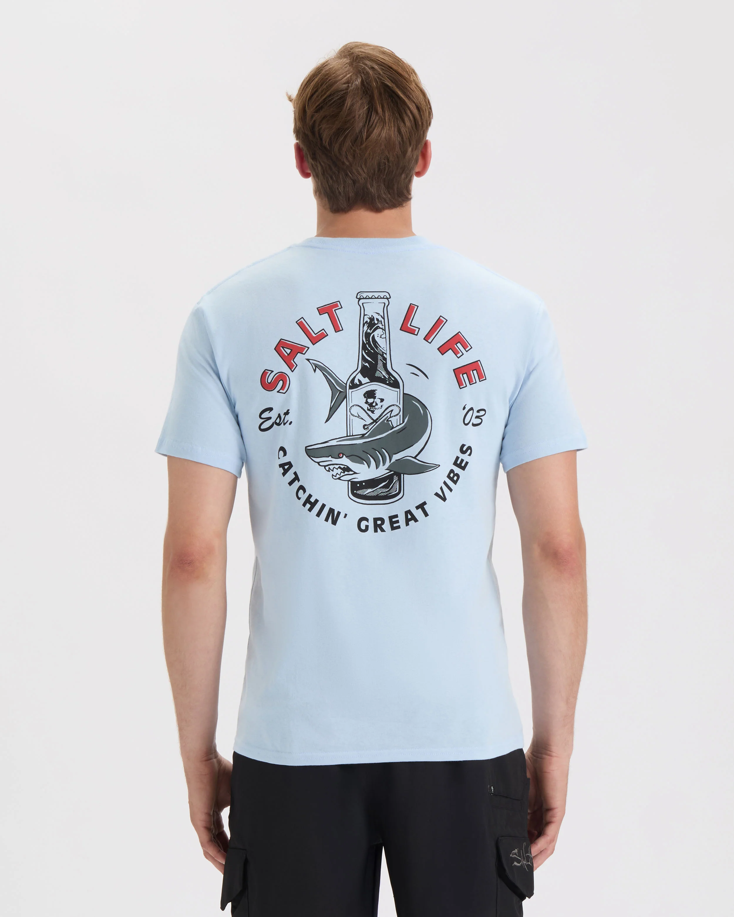 Men’s Catchin’ Vibes Short Sleeve Tee - Image 3