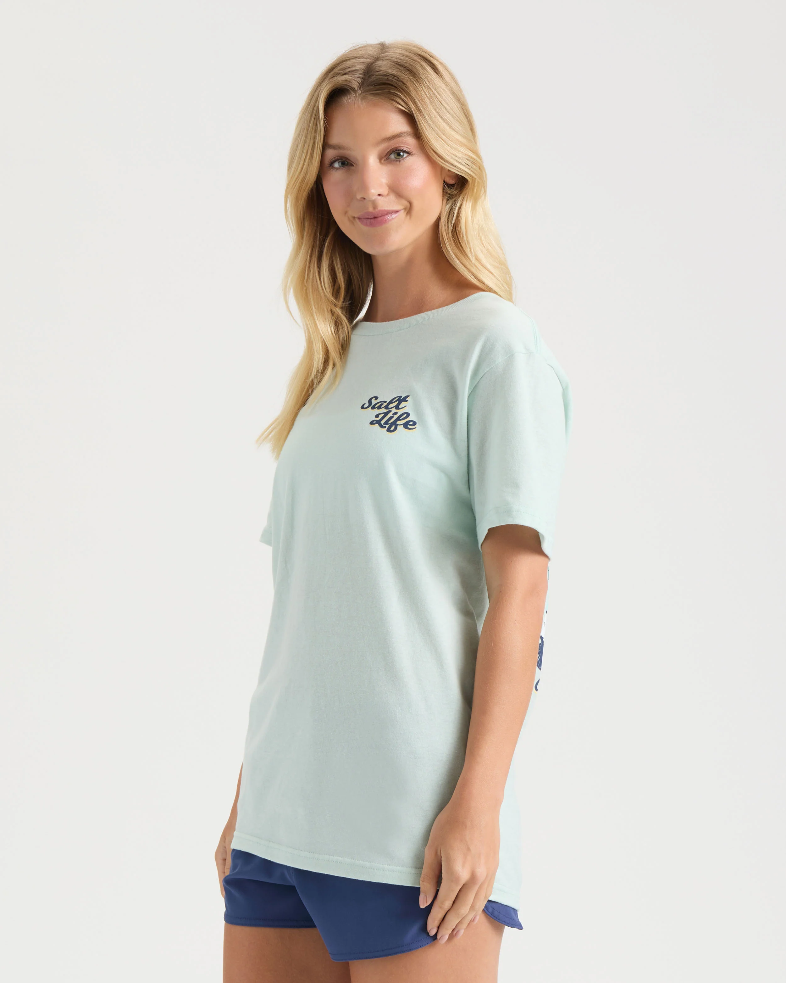Women's Coastal Break V-neck Tee - Image 4