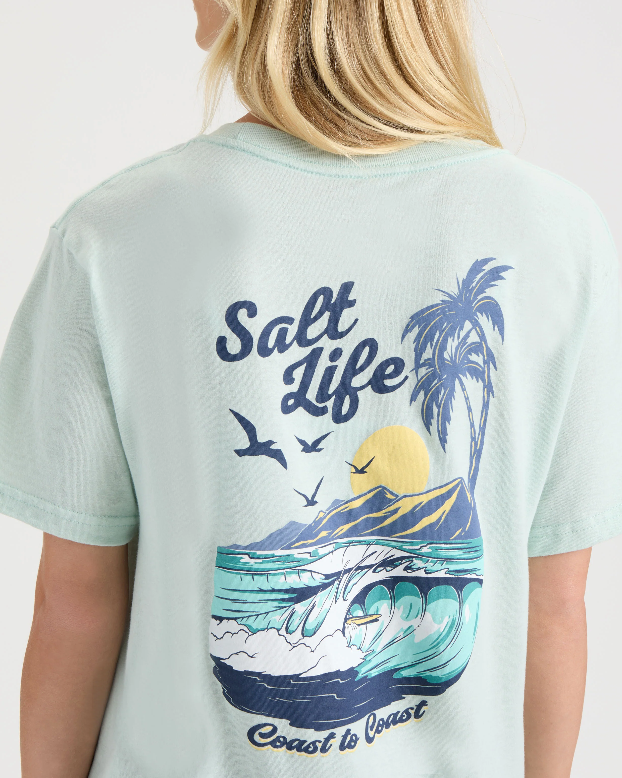 Women's Coastal Break V-neck Tee - Image 5