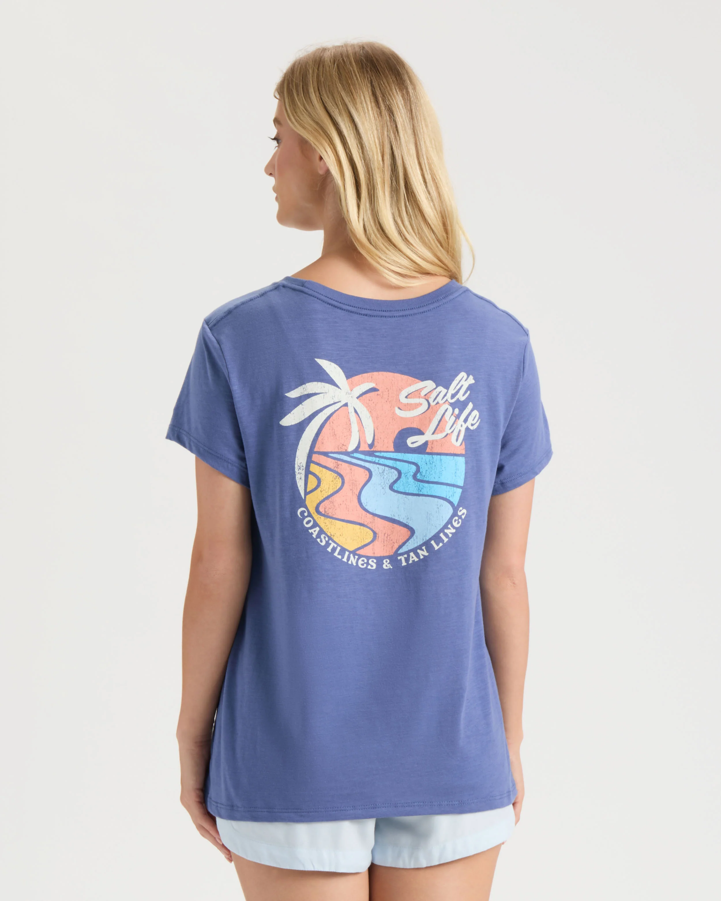 Women's Coastlines Fever Short Sleeve Shirt - Image 3