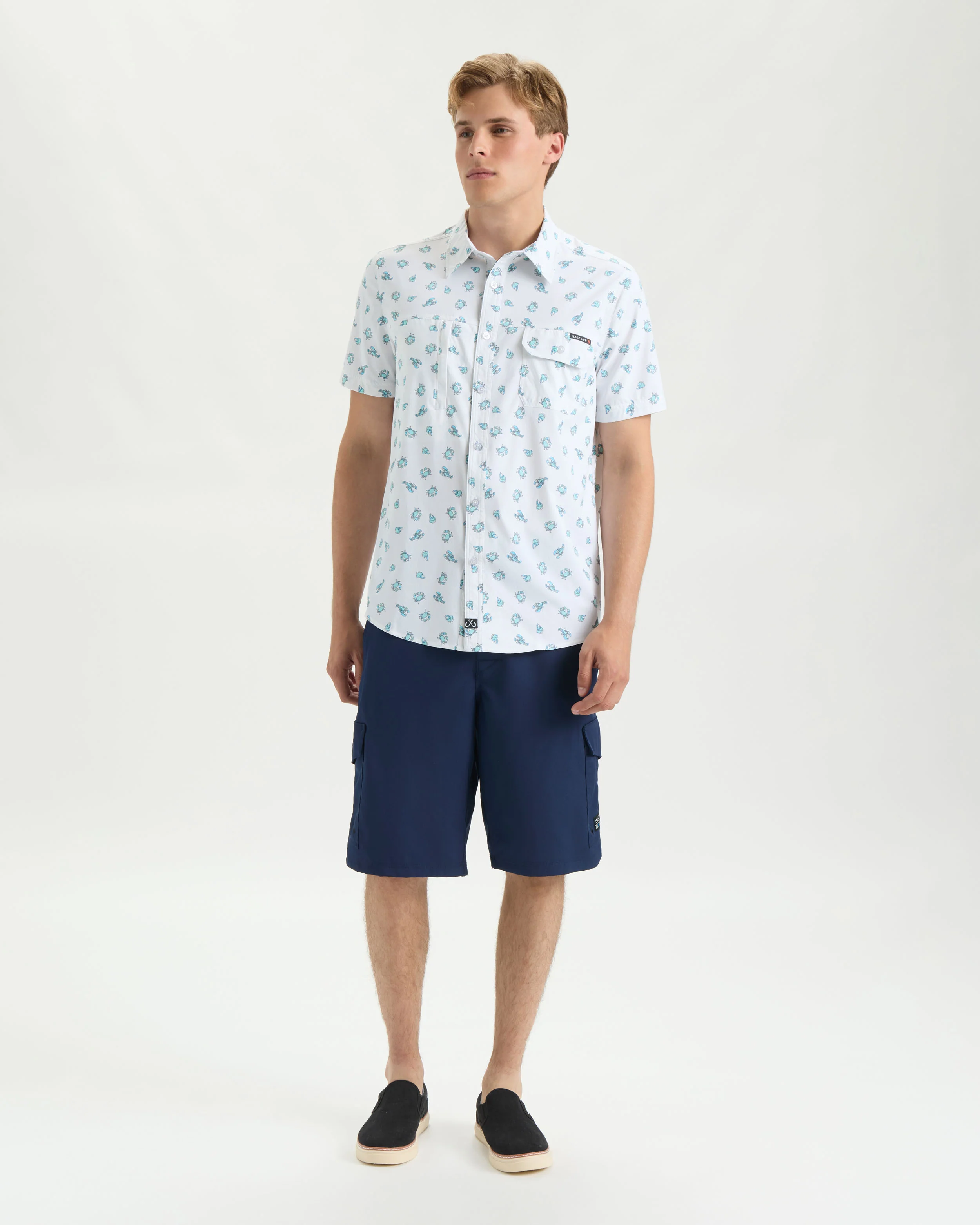 Men's Crustacean Life Woven Shirt - Image 5