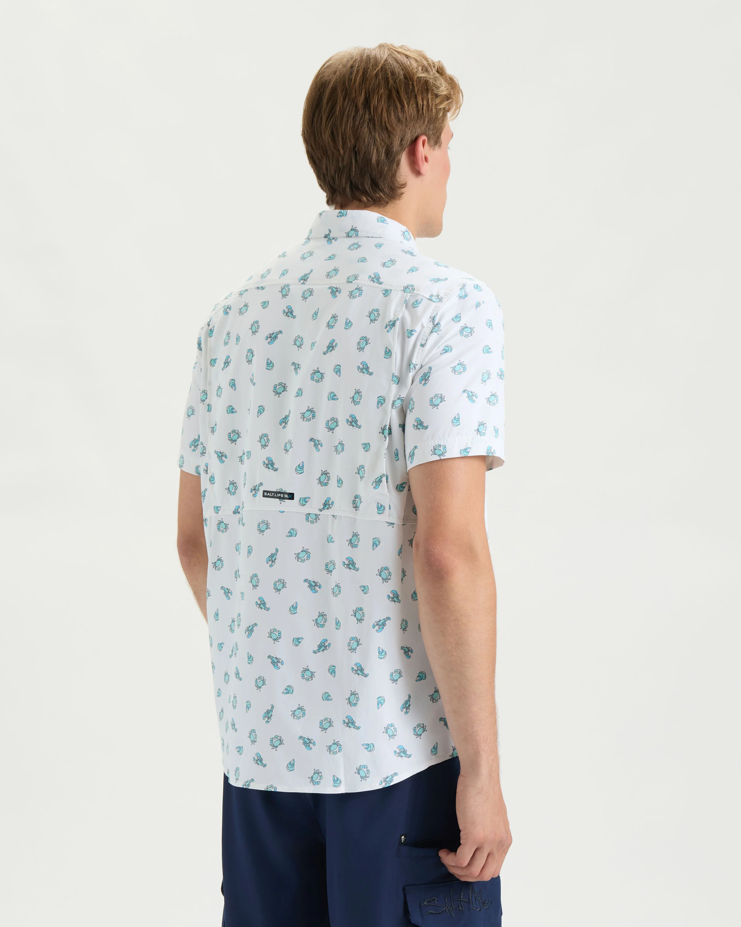 Men's Crustacean Life Woven Shirt - Image 7