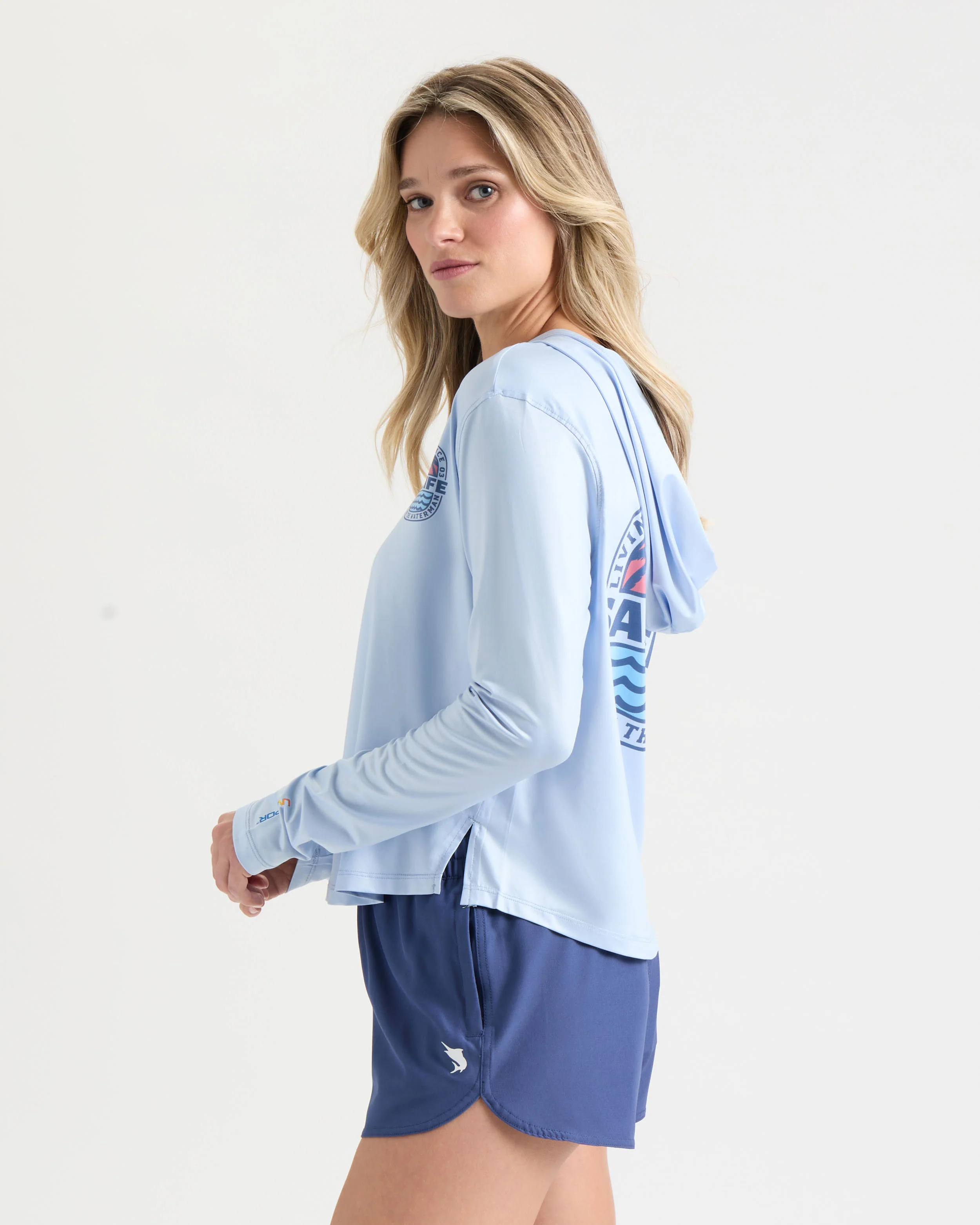 Women's Daily Paradise Cropped SLX Performance Hoodie - Image 3