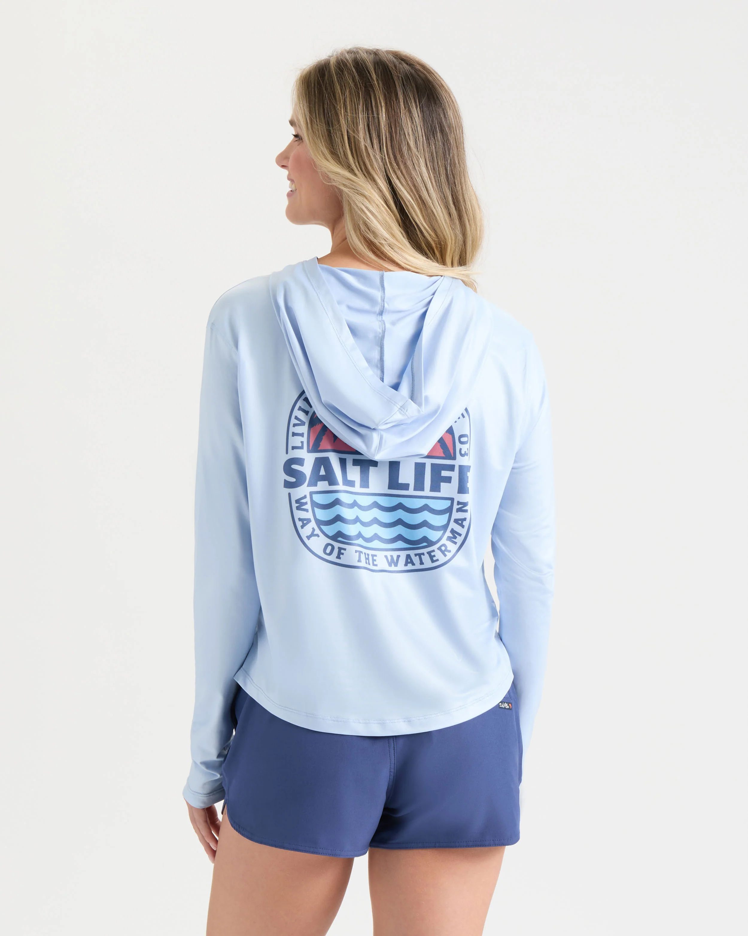 Women's Daily Paradise Cropped SLX Performance Hoodie - Image 4