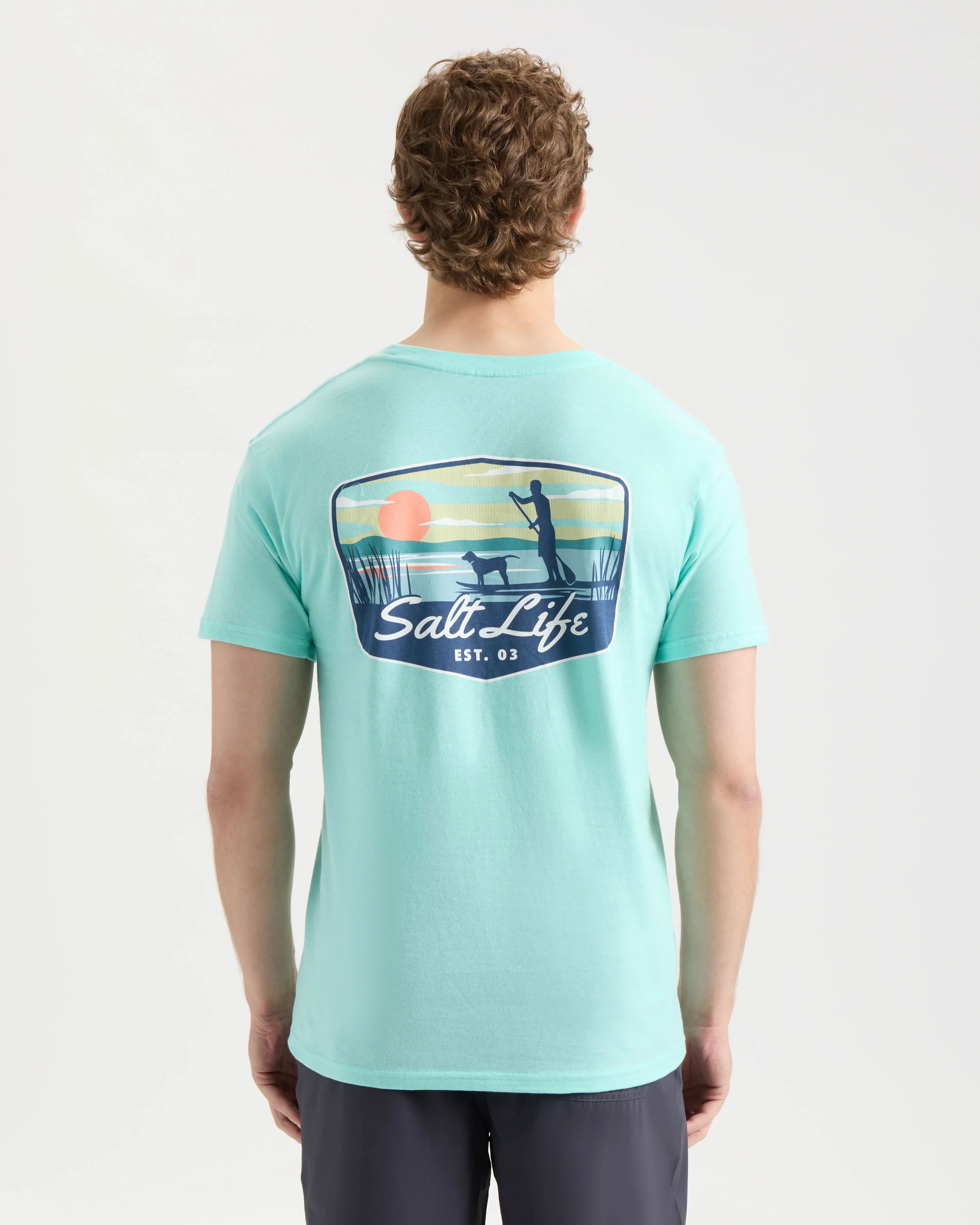 Men's Doggy Paddle Short Sleeve Tee - Image 4