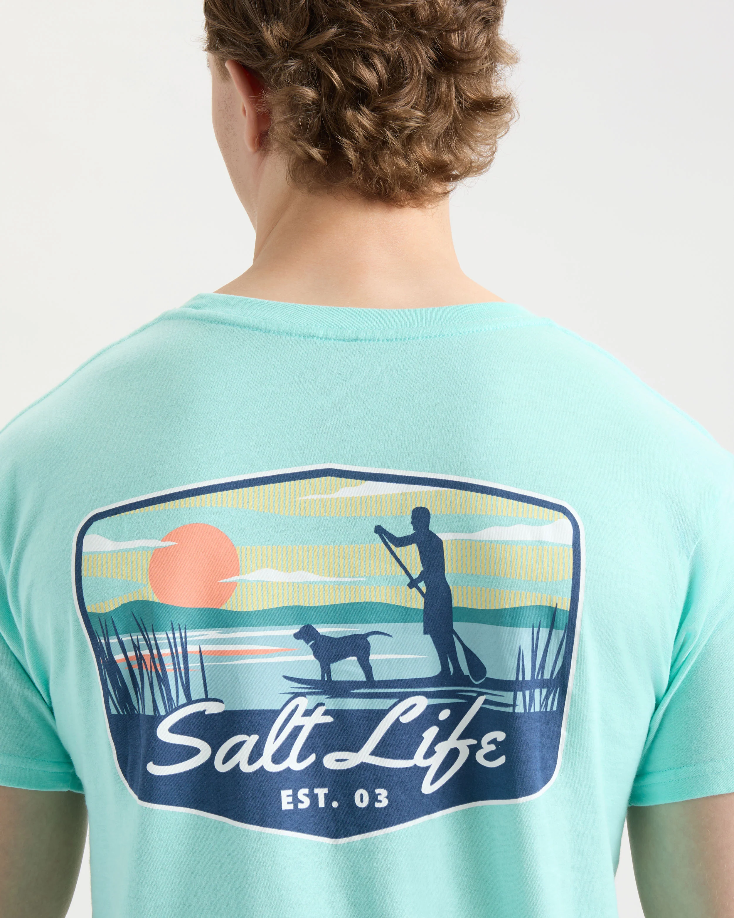 Men's Doggy Paddle Short Sleeve Tee - Image 5