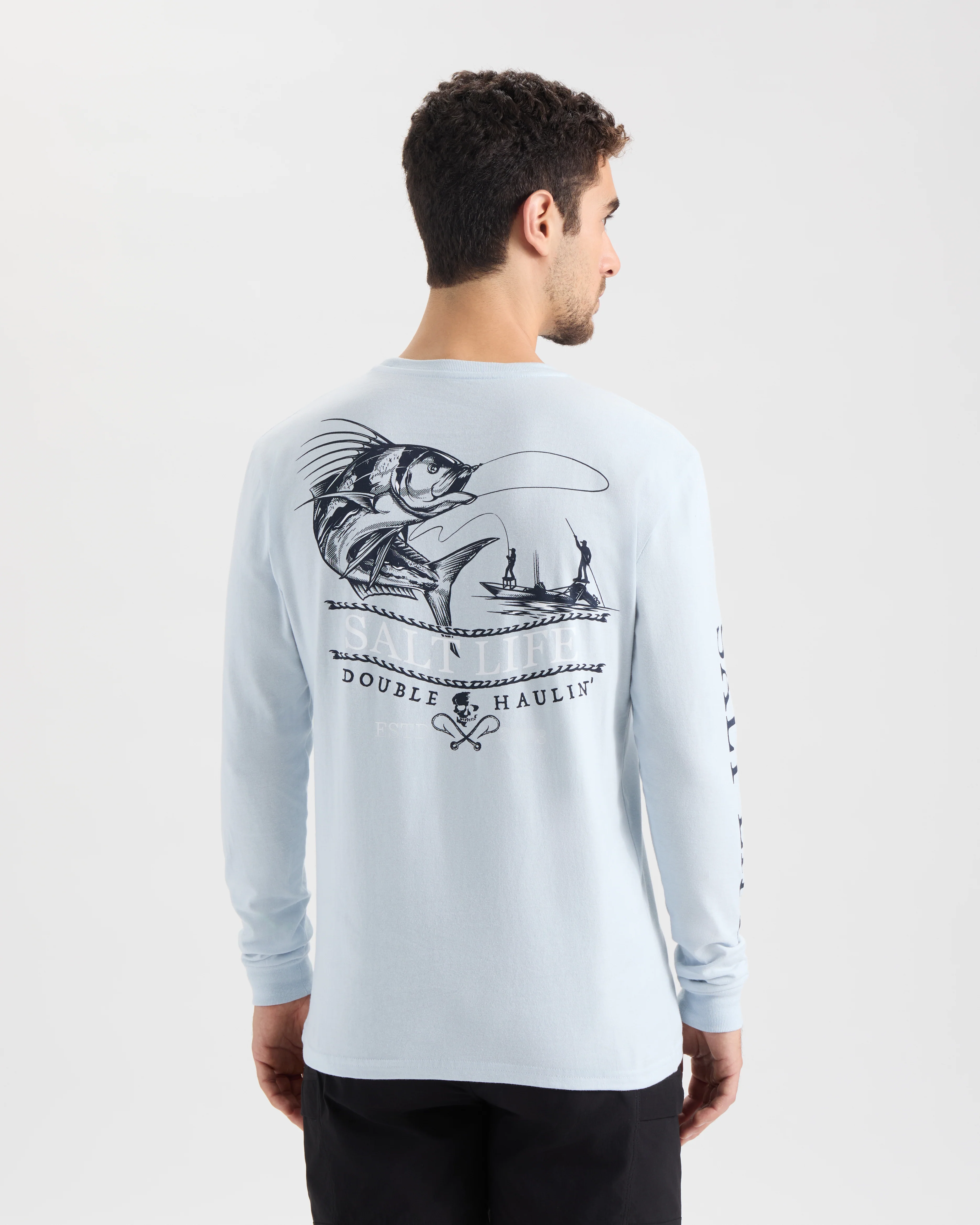 Men’s Double Haulin’ Long Sleeve Shirt - Image 4