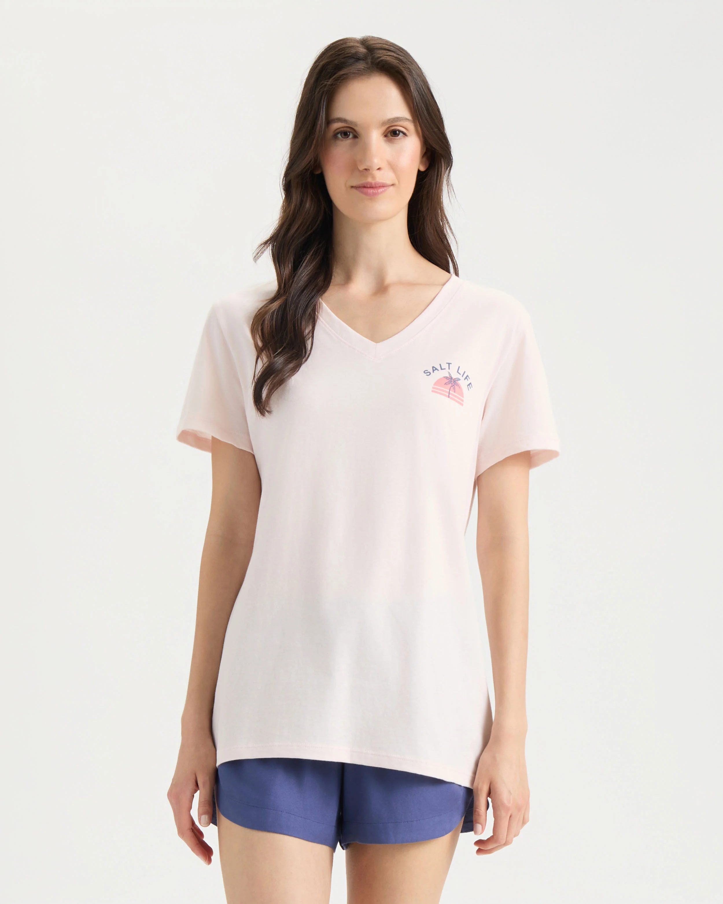 Women's Easy Does It Short Sleeve V-Neck Shirt - Image 2