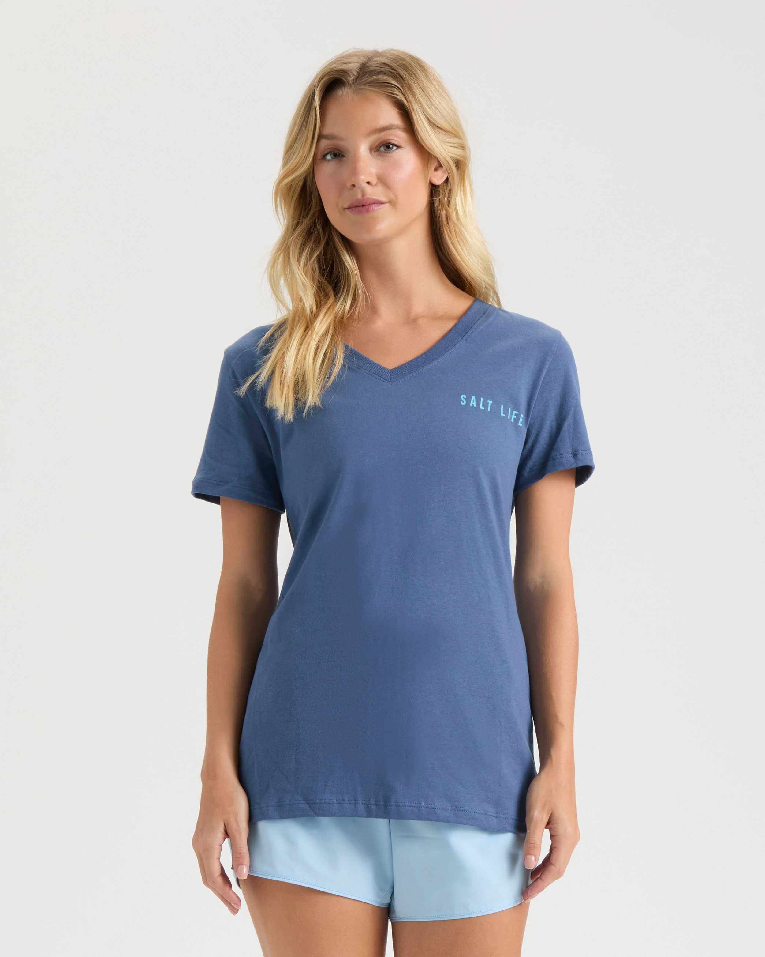 Women's Forever Coastal V-neck Tee - Image 2