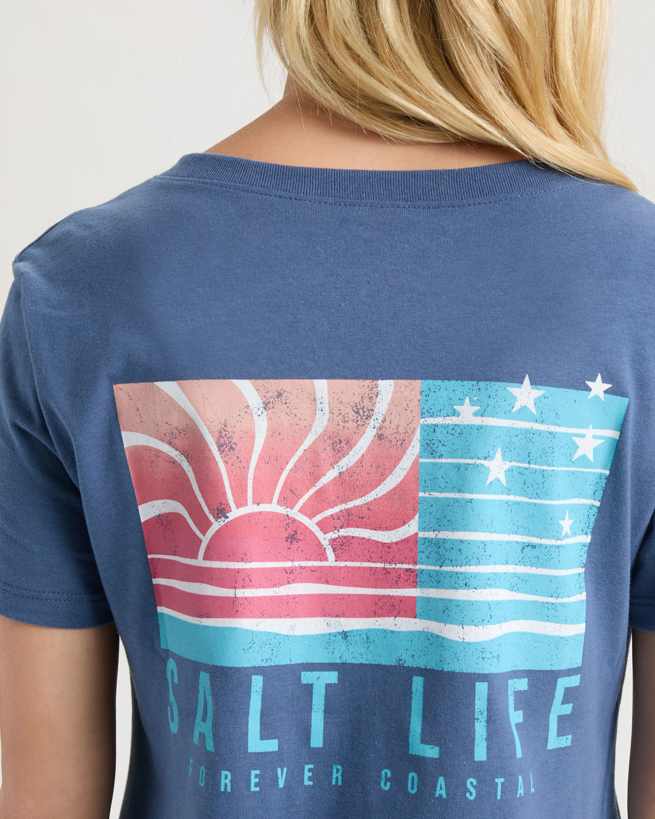 Women's Forever Coastal V-neck Tee - Image 5