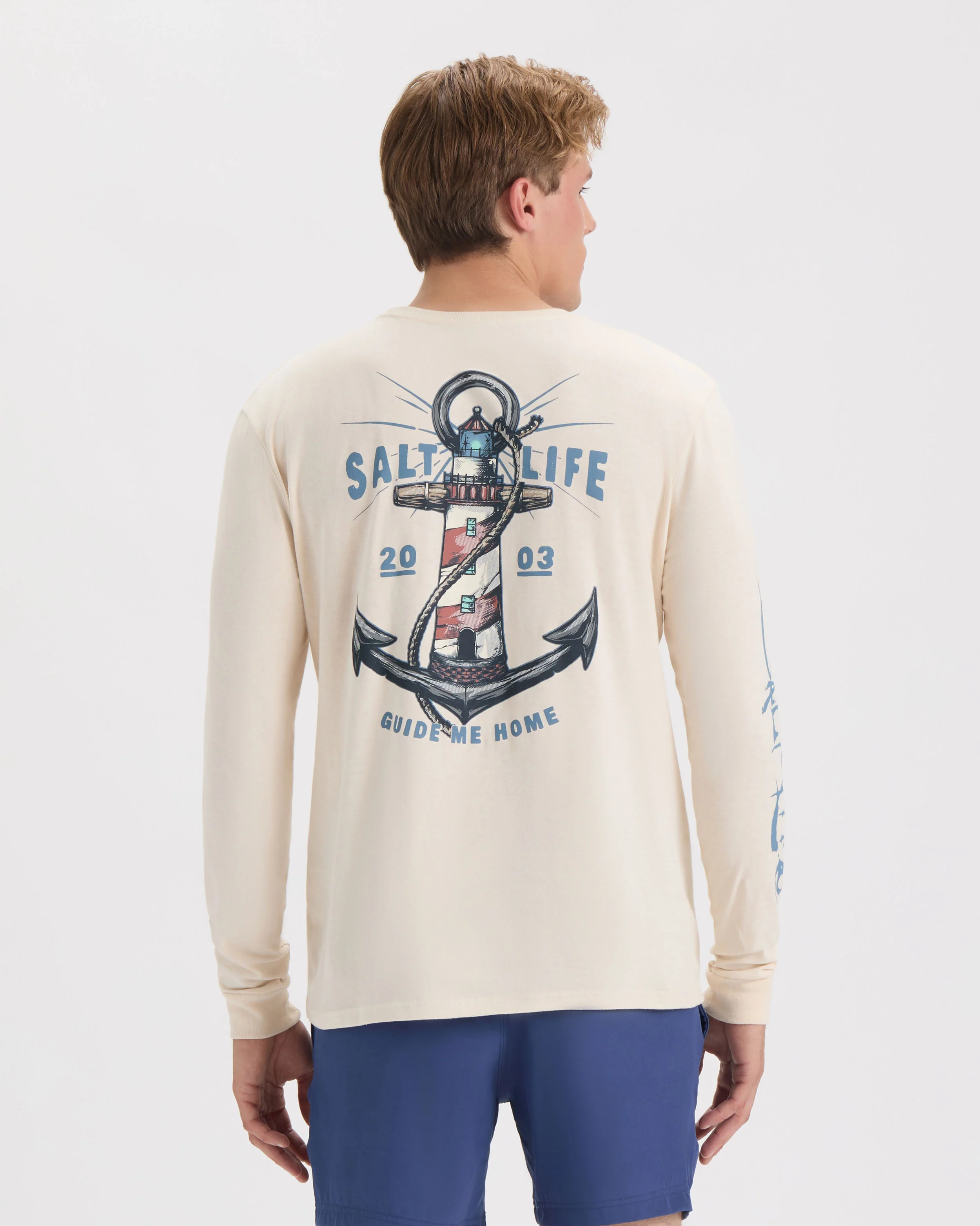 Men’s Guide Me Home Long Sleeve Shirt - Image 3