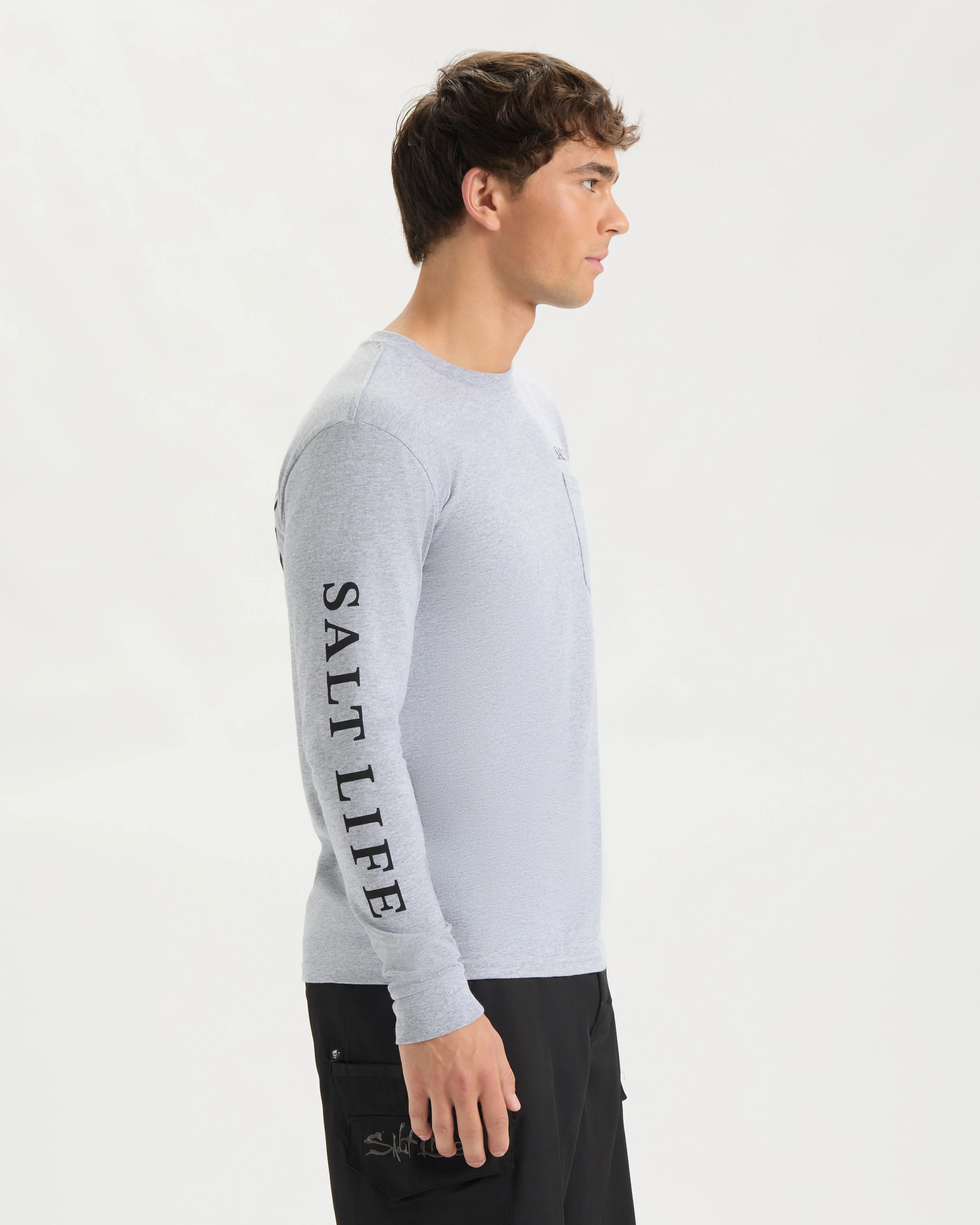Men’s Hammerhead Time Long Sleeve Shirt - Image 3