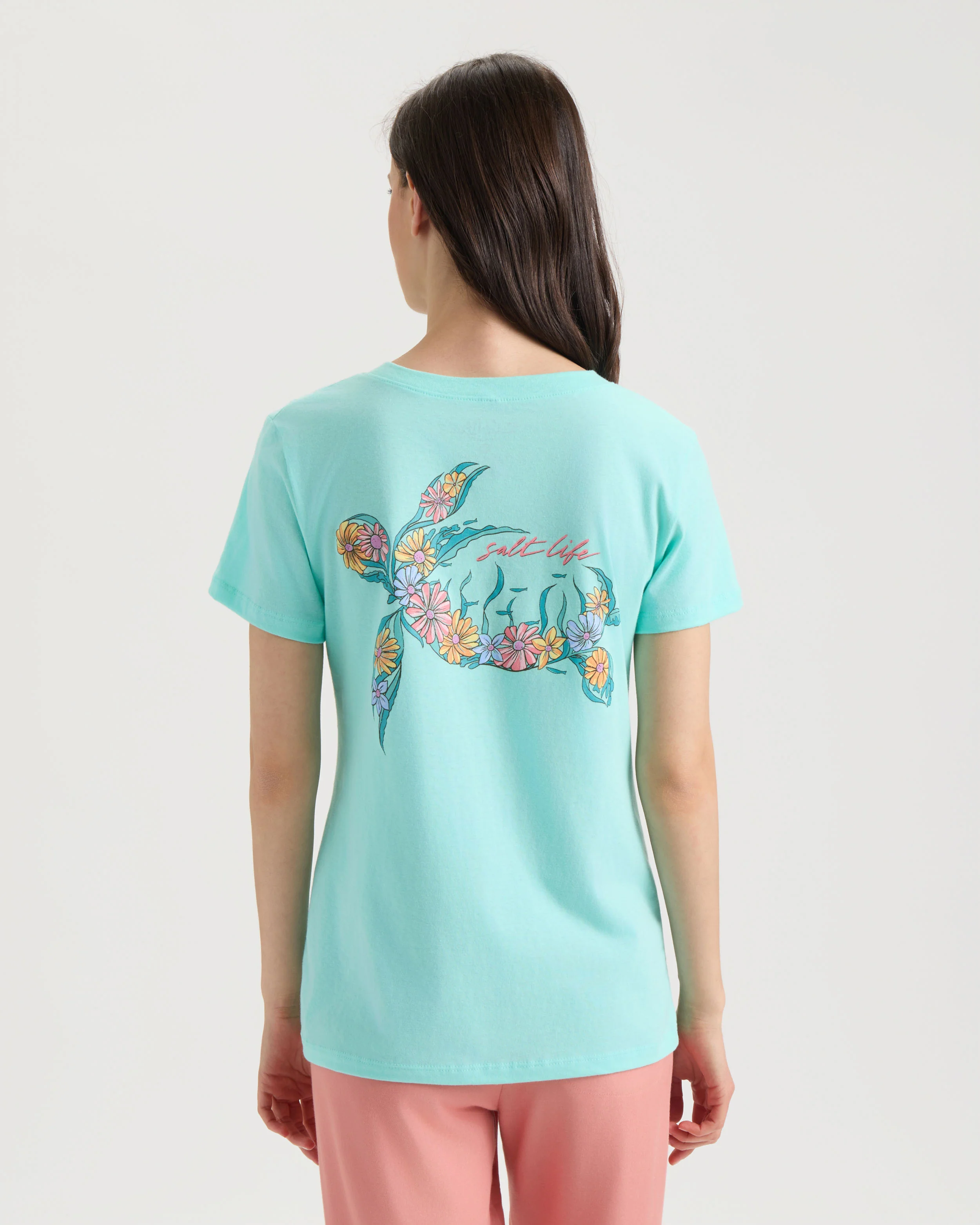 Women's Honu V-Neck Short Sleeve Shirt - Image 3