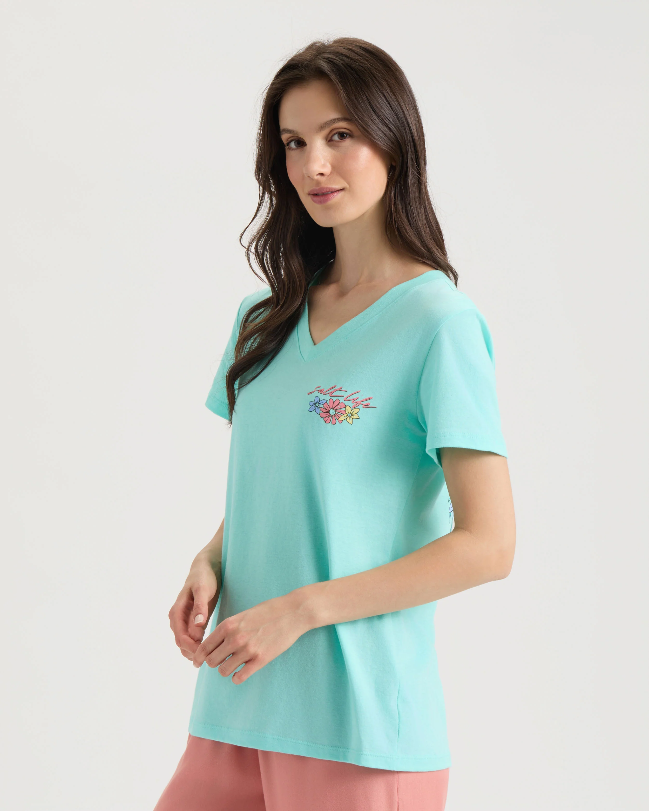 Women's Honu V-Neck Short Sleeve Shirt - Image 4