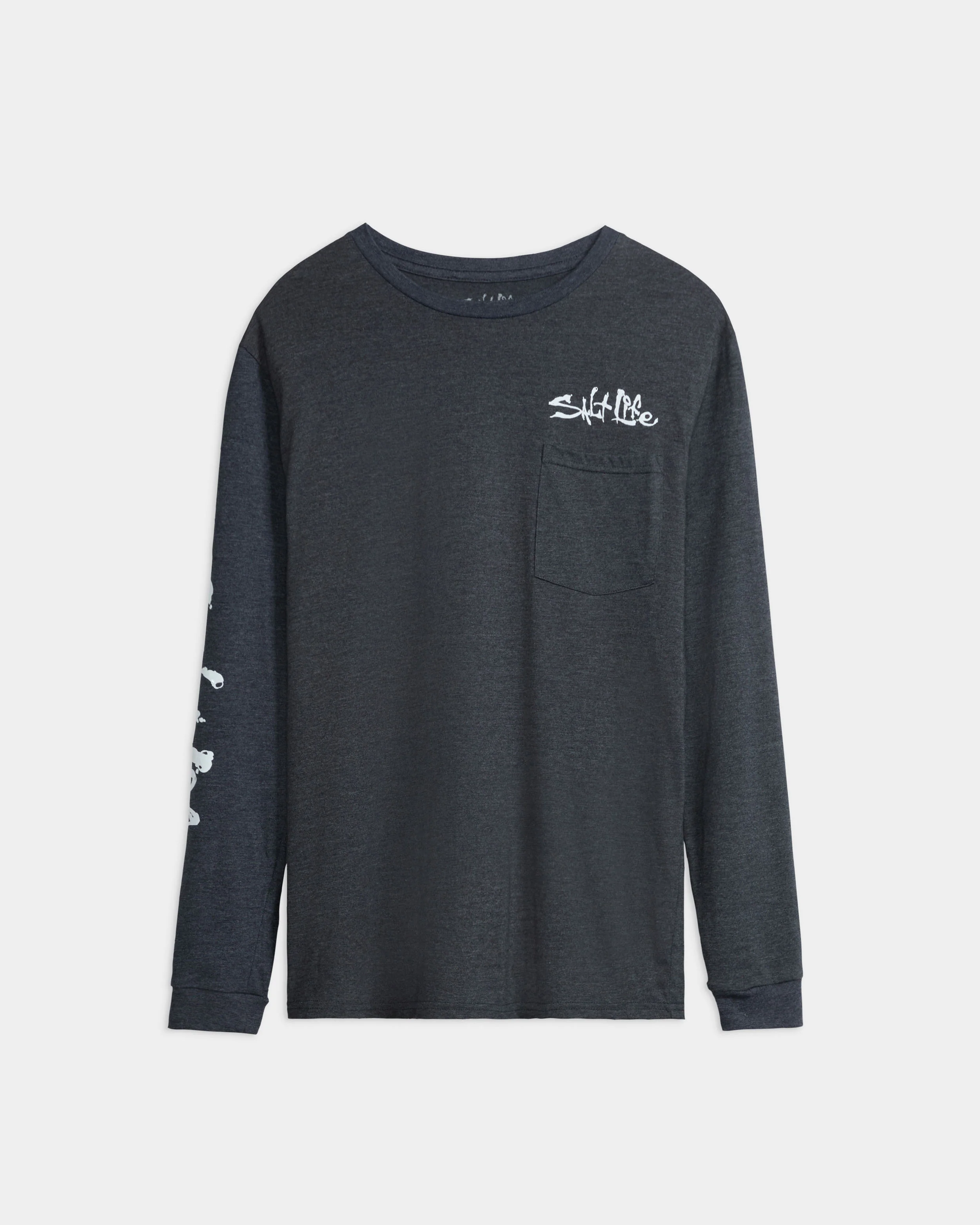 Men’s Hook Line and Sinker Fade Long Sleeve Shirt - Image 7