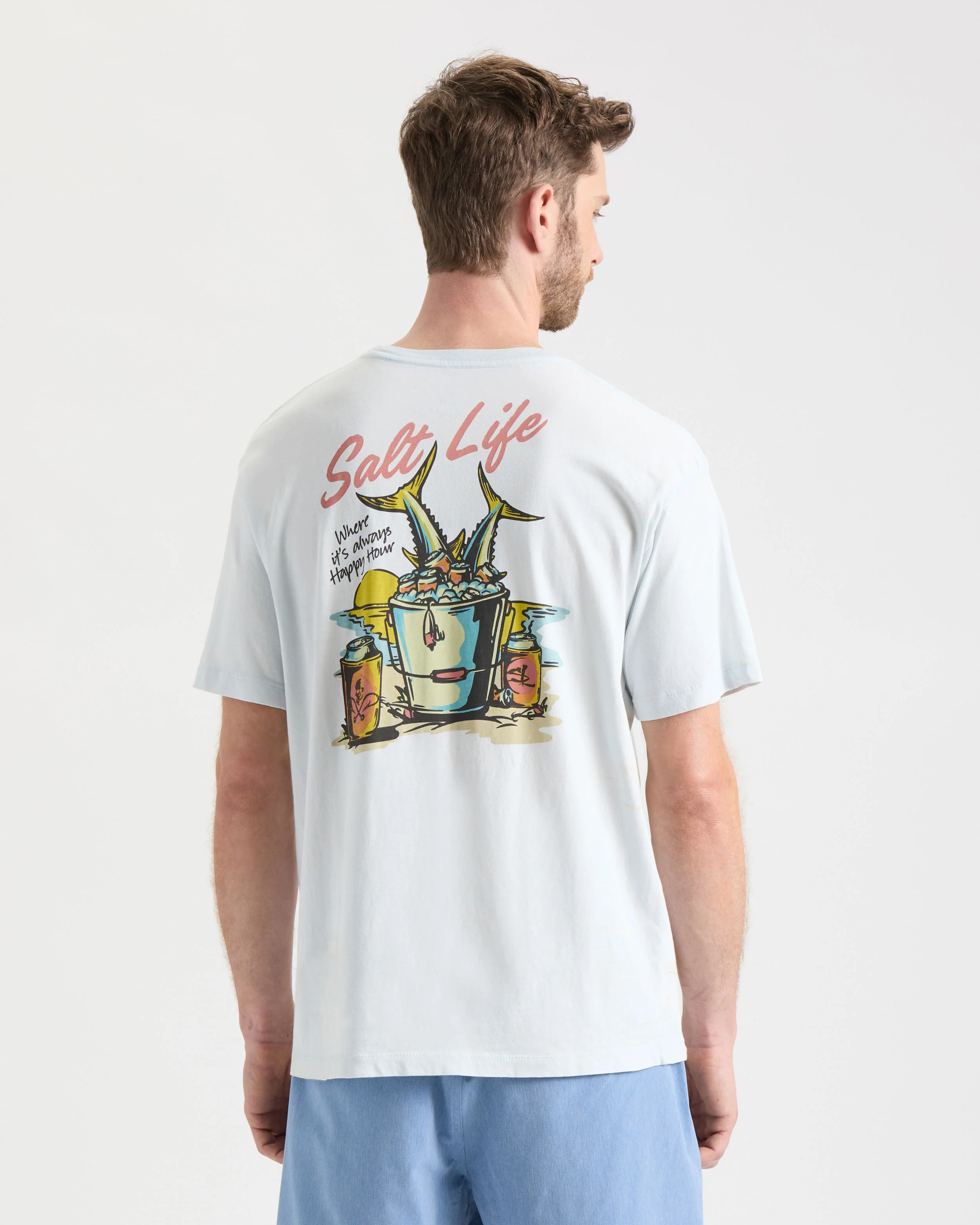 Men's Kick Back Beach Short Sleeve Tee - Image 4
