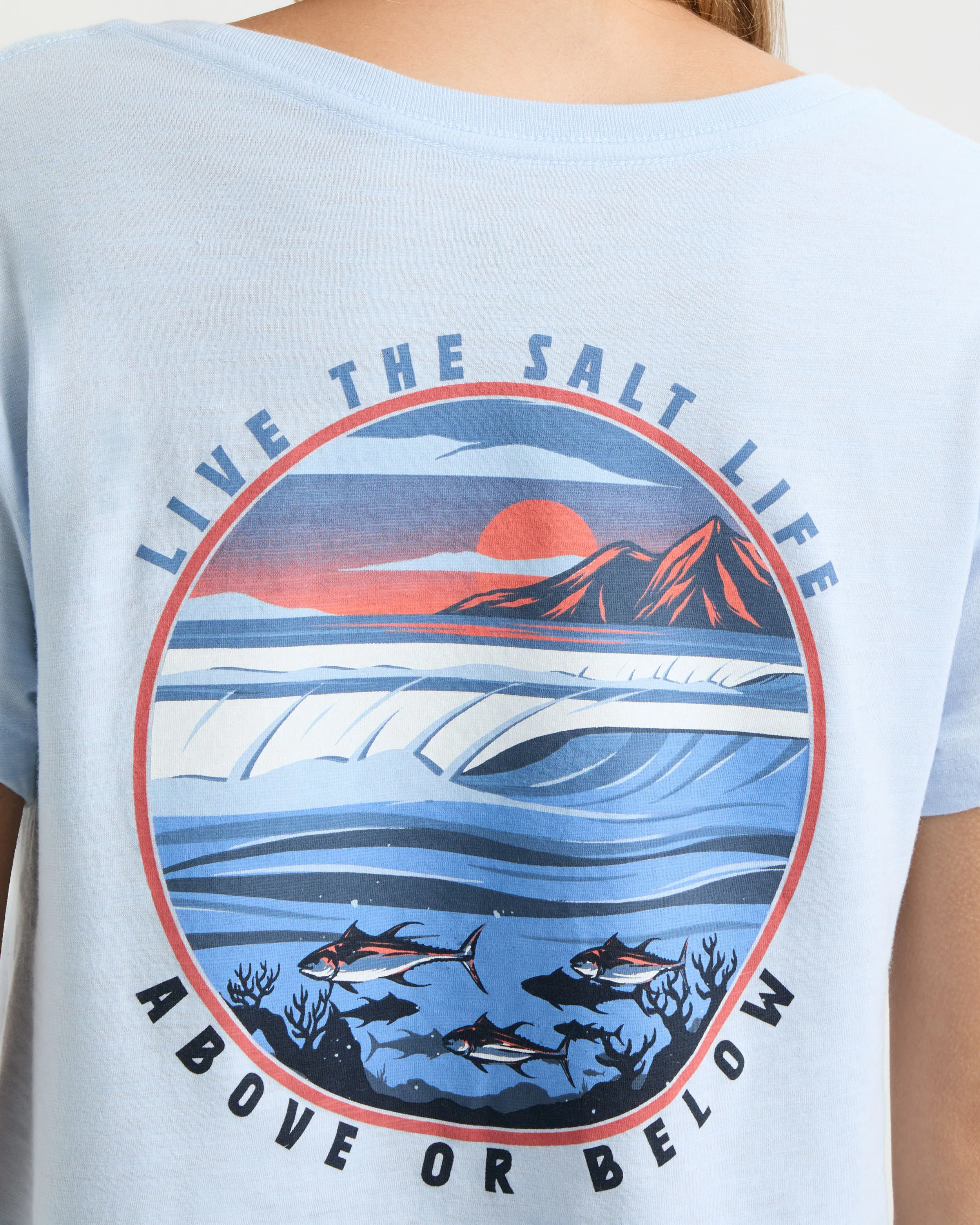 Women's Live Above or Below Short Sleeve Tee - Image 7