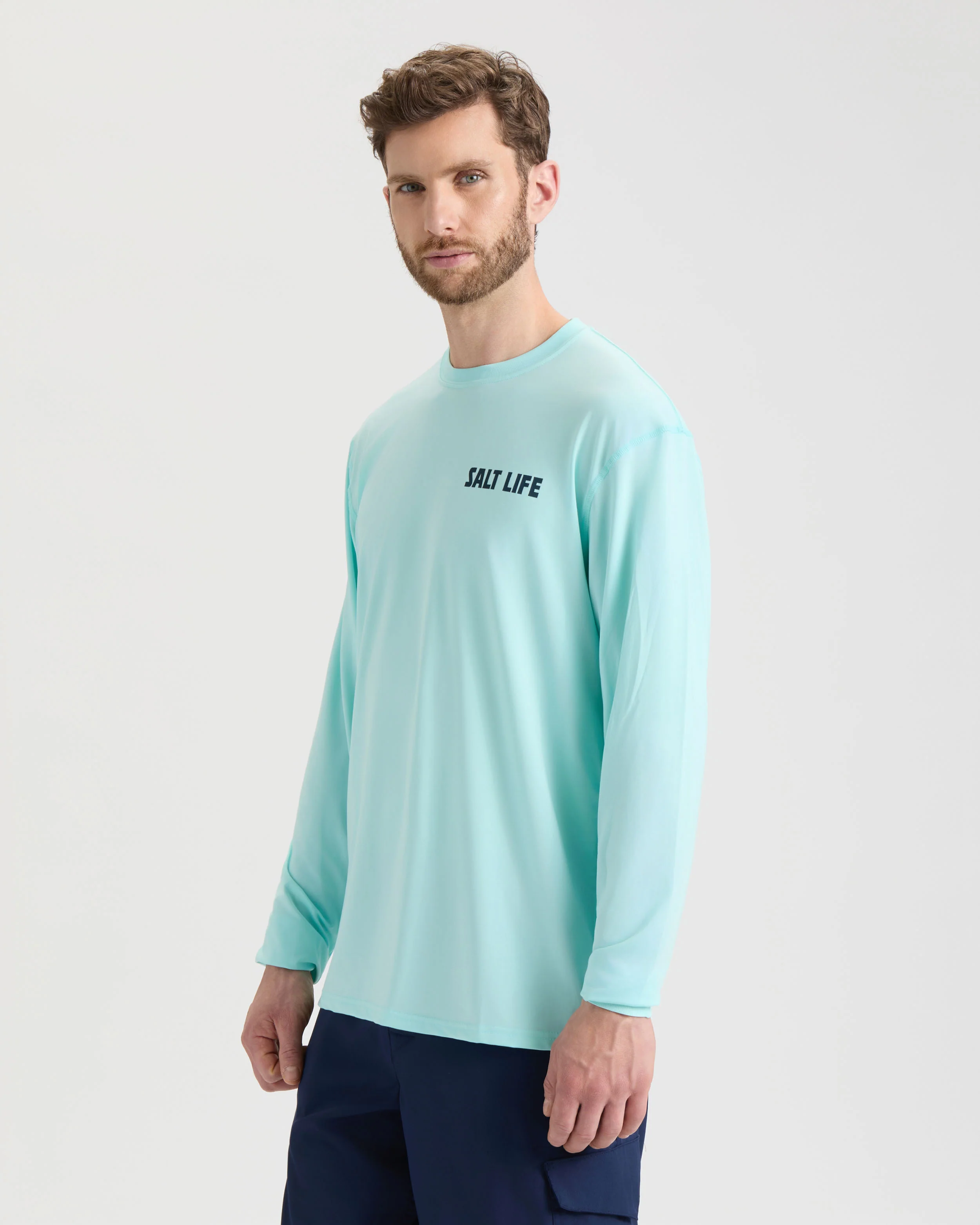 Men's Live Above Or Below SLX Performance Long Sleeve Shirt - Image 4