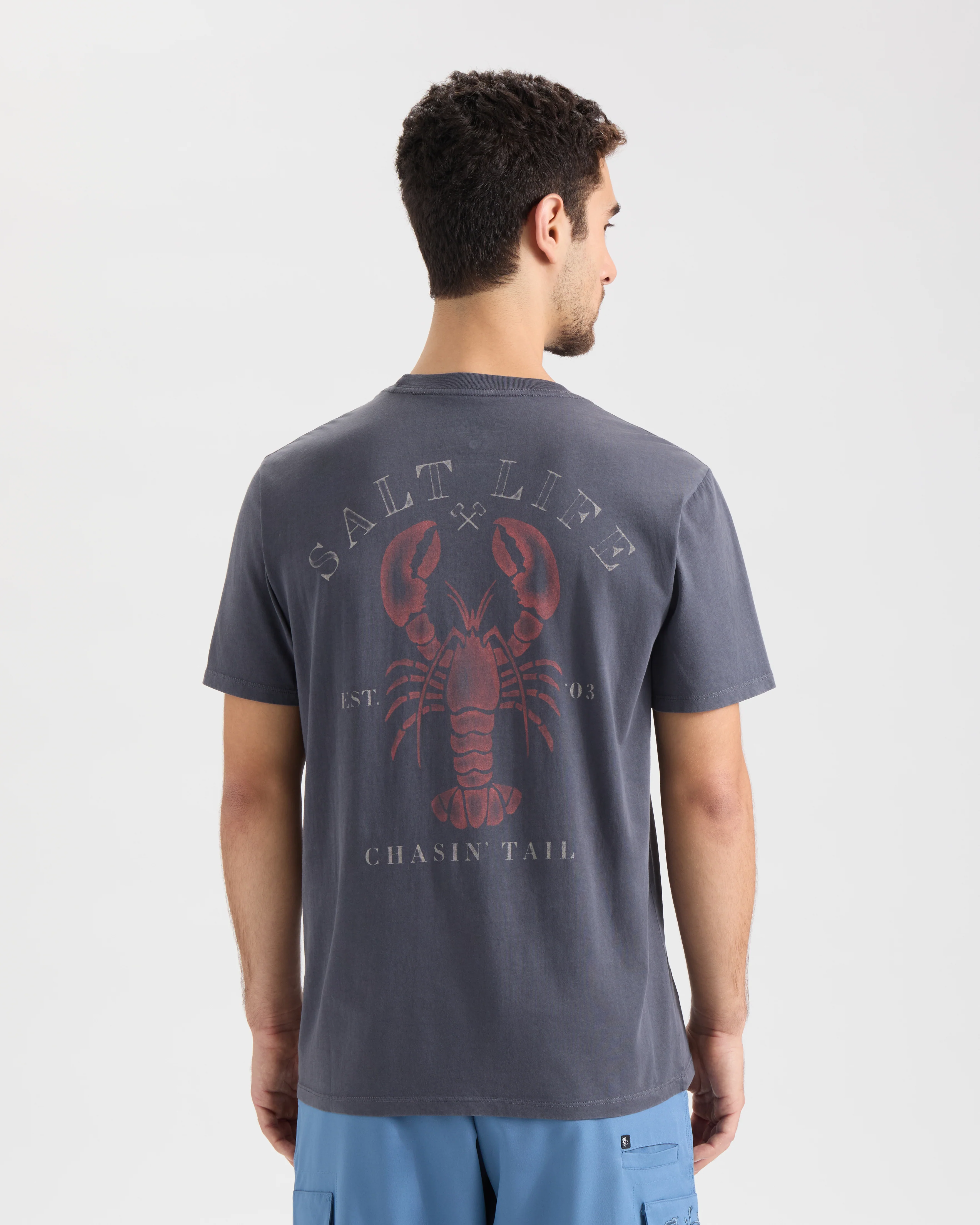 Men’s Lobster Chasin' Short Sleeve Tee - Image 4