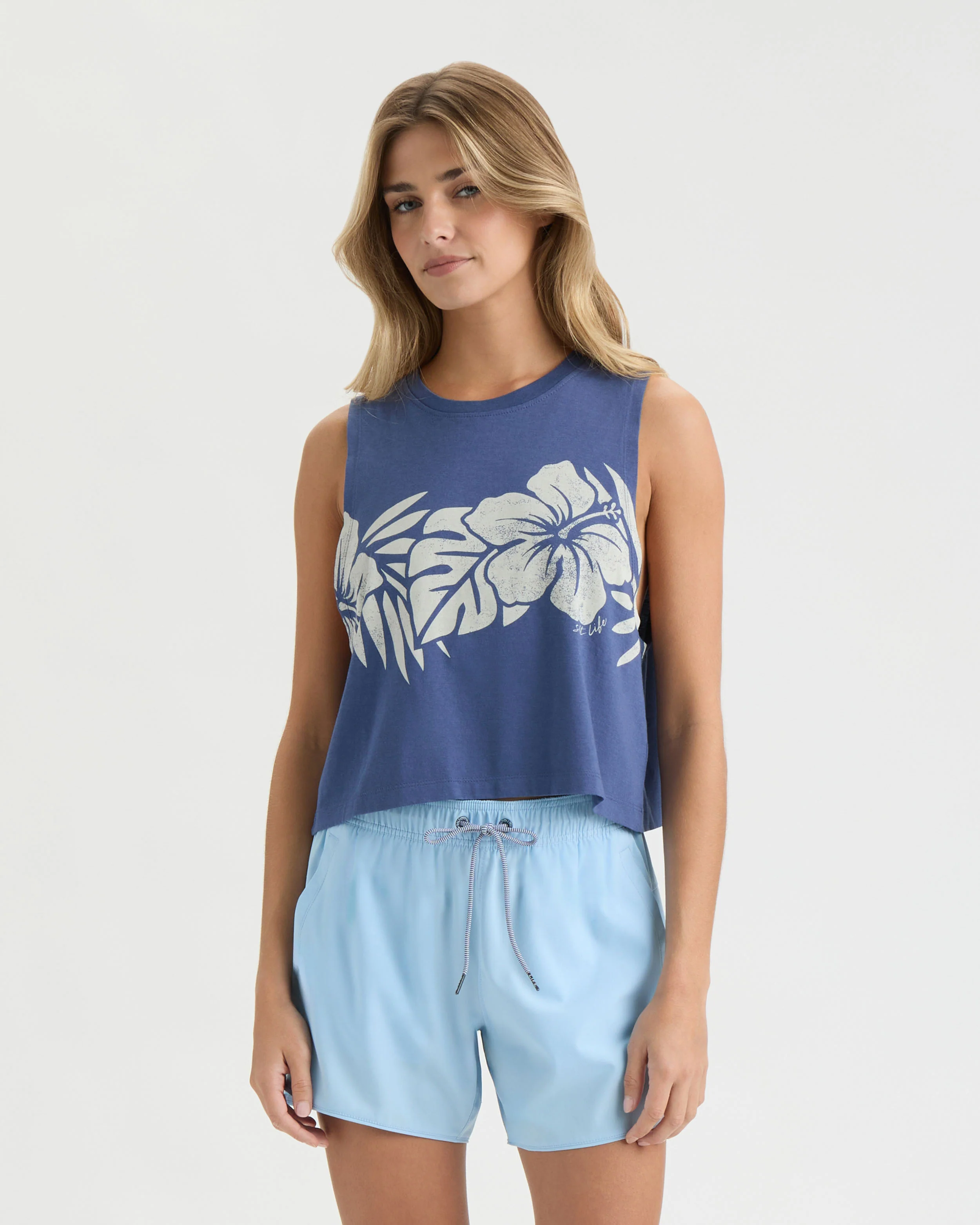 Women’s Loco Luau Muscle Tank - Image 3