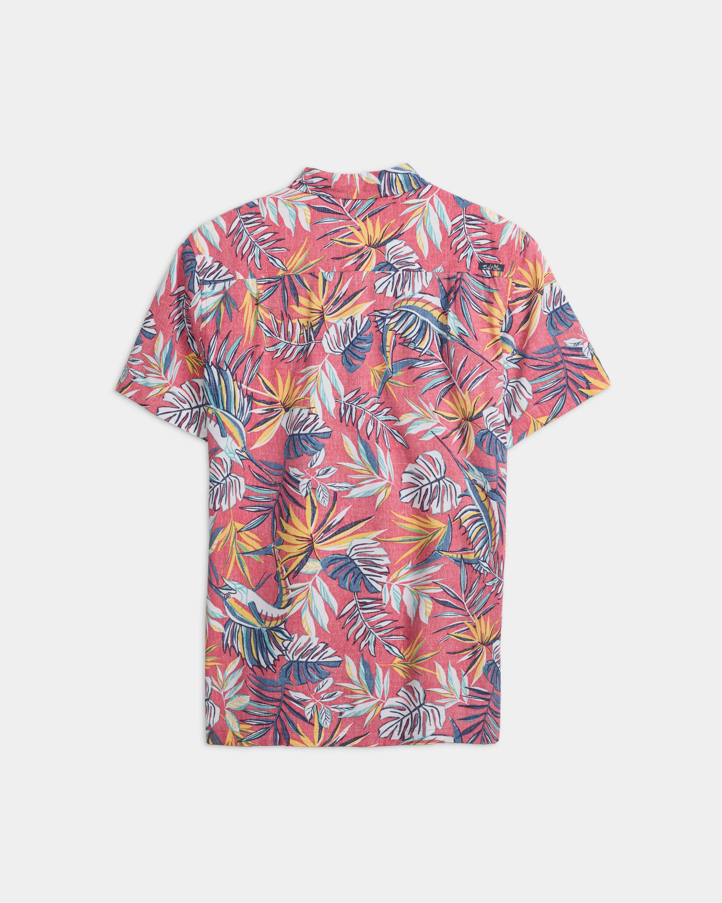 Men's Lush Canopy Woven Short Sleeve Shirt - Image 7