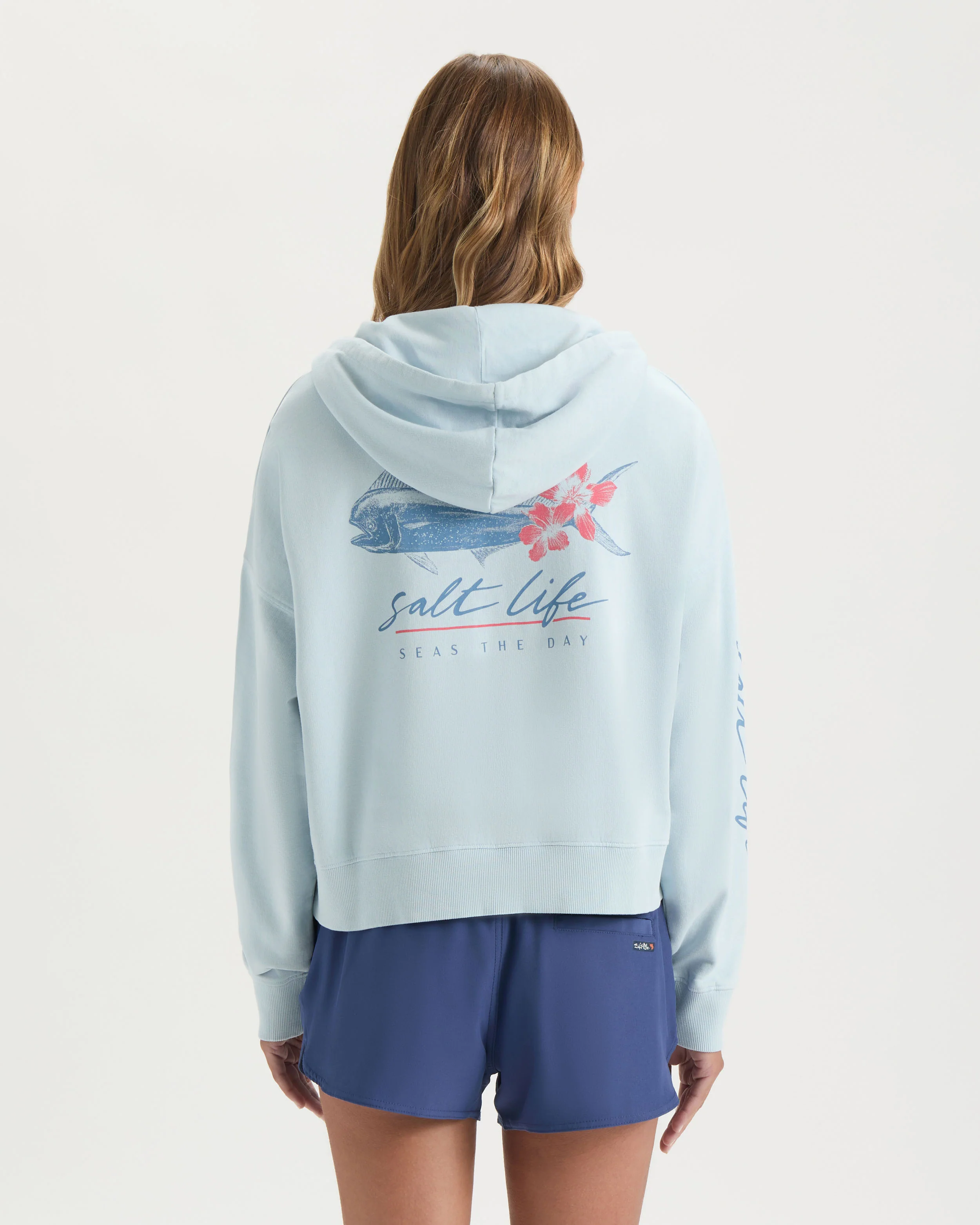 Women’s Mahi Bloom Cropped Hoodie - Image 4