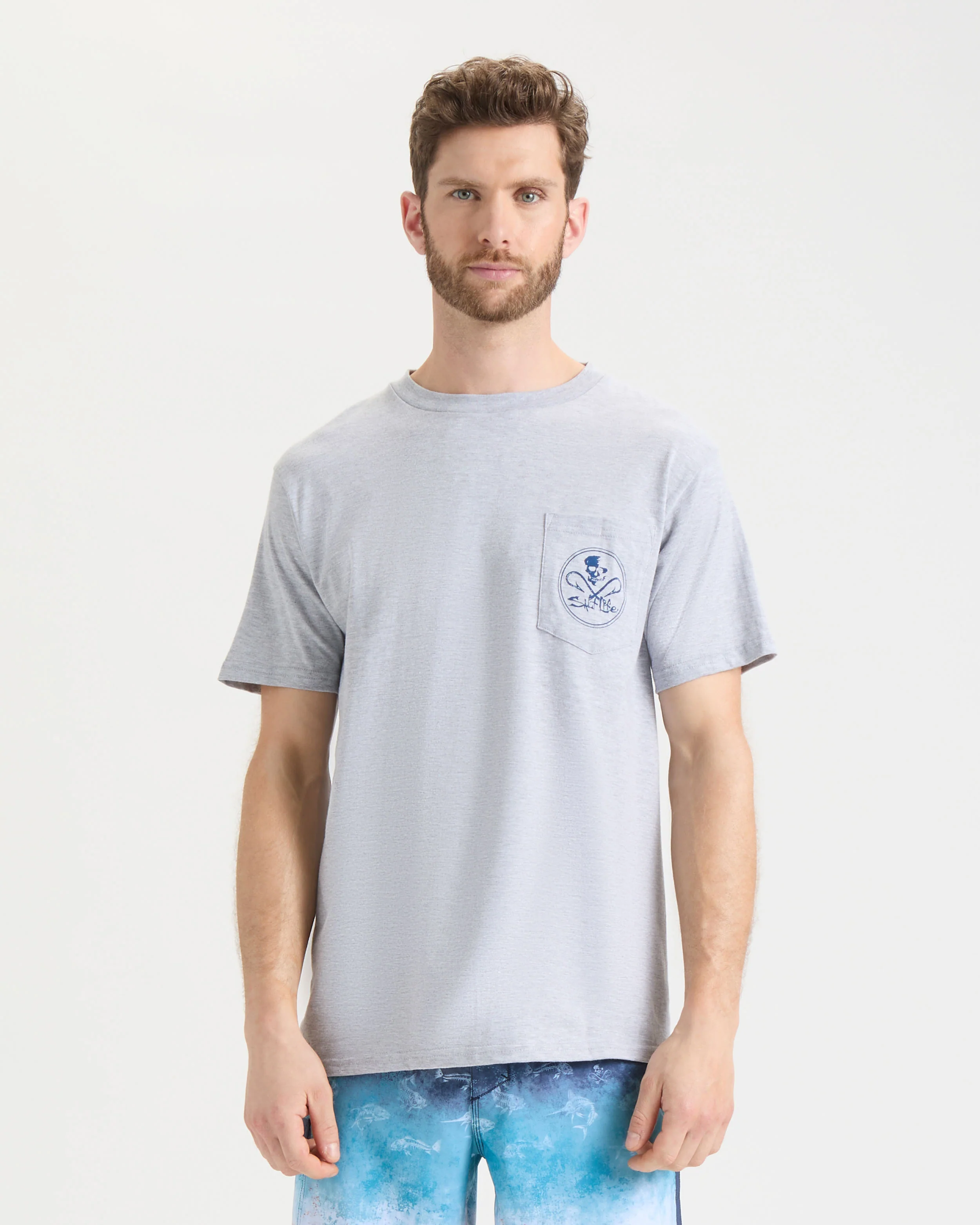 Men's Skull and Hooks Short Sleeve Shirt - Image 2