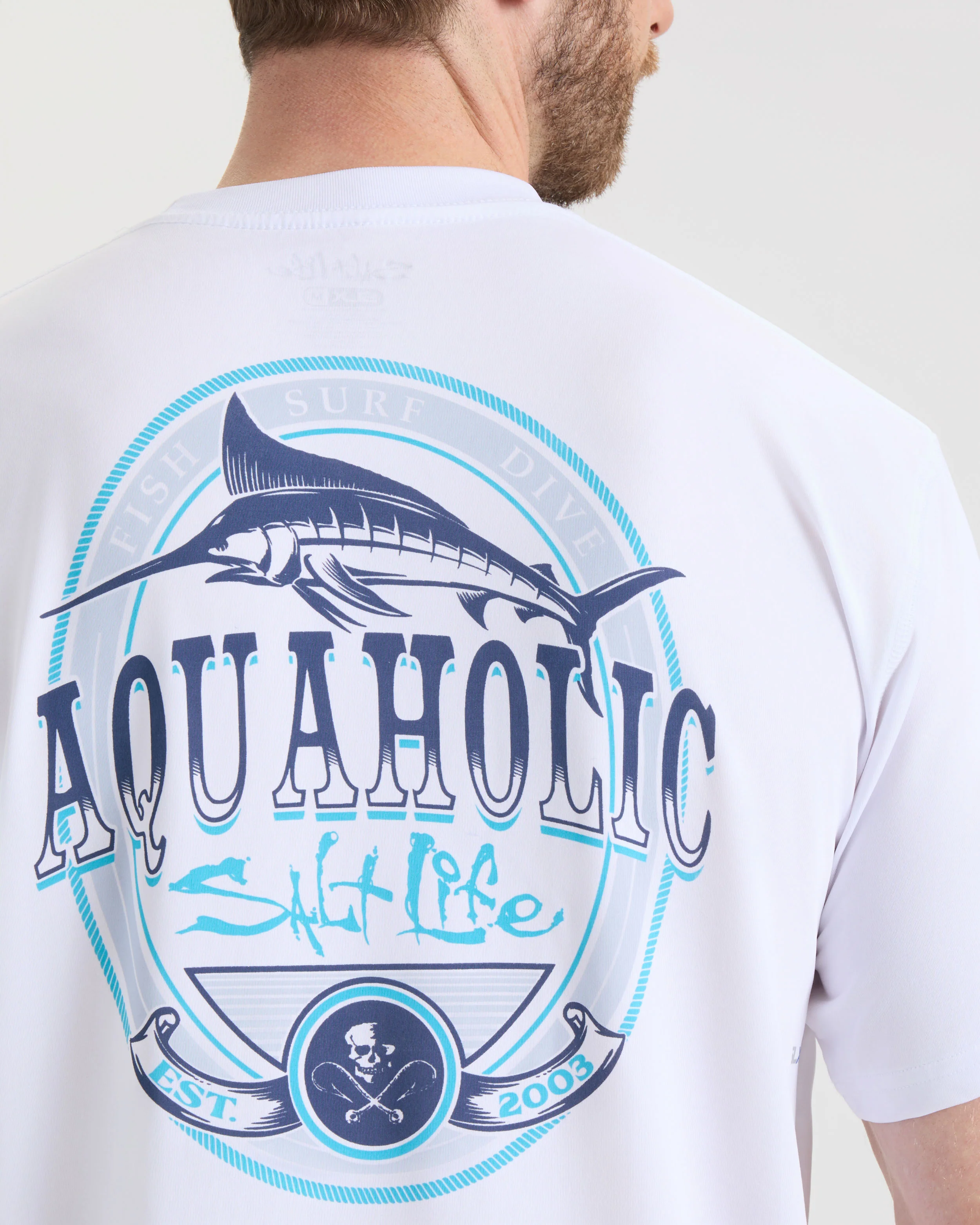 Men's Ocean Hooked SLX Performance Short Sleeve Shirt - Image 4