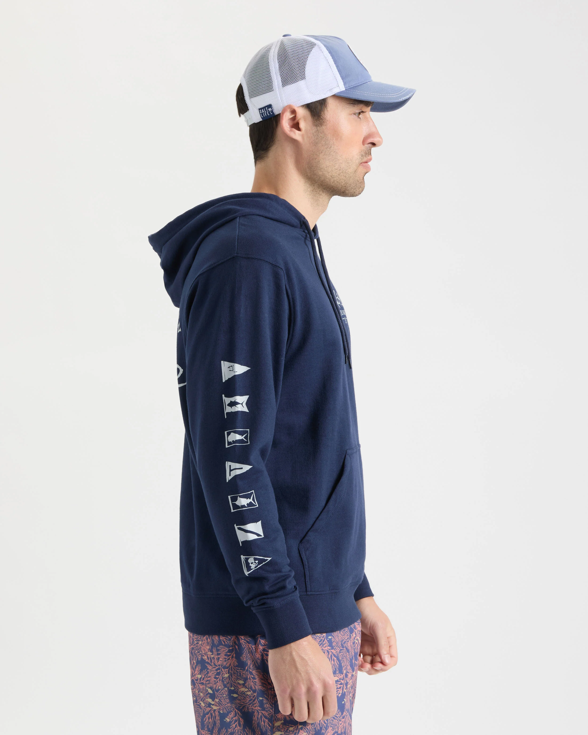 Men's Ocean Kin French Terry Pullover Hoodie - Image 4
