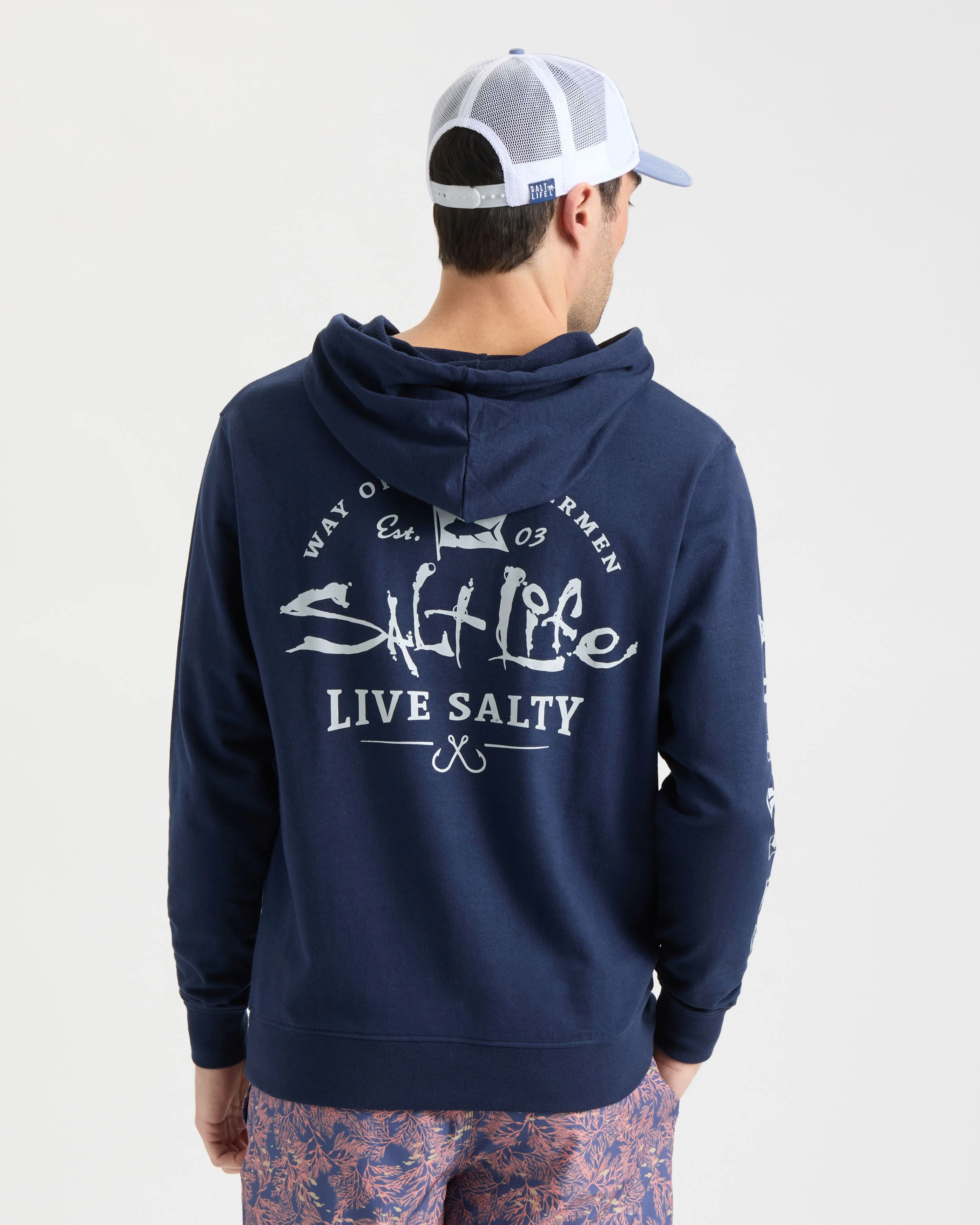 Men's Ocean Kin French Terry Pullover Hoodie - Image 5