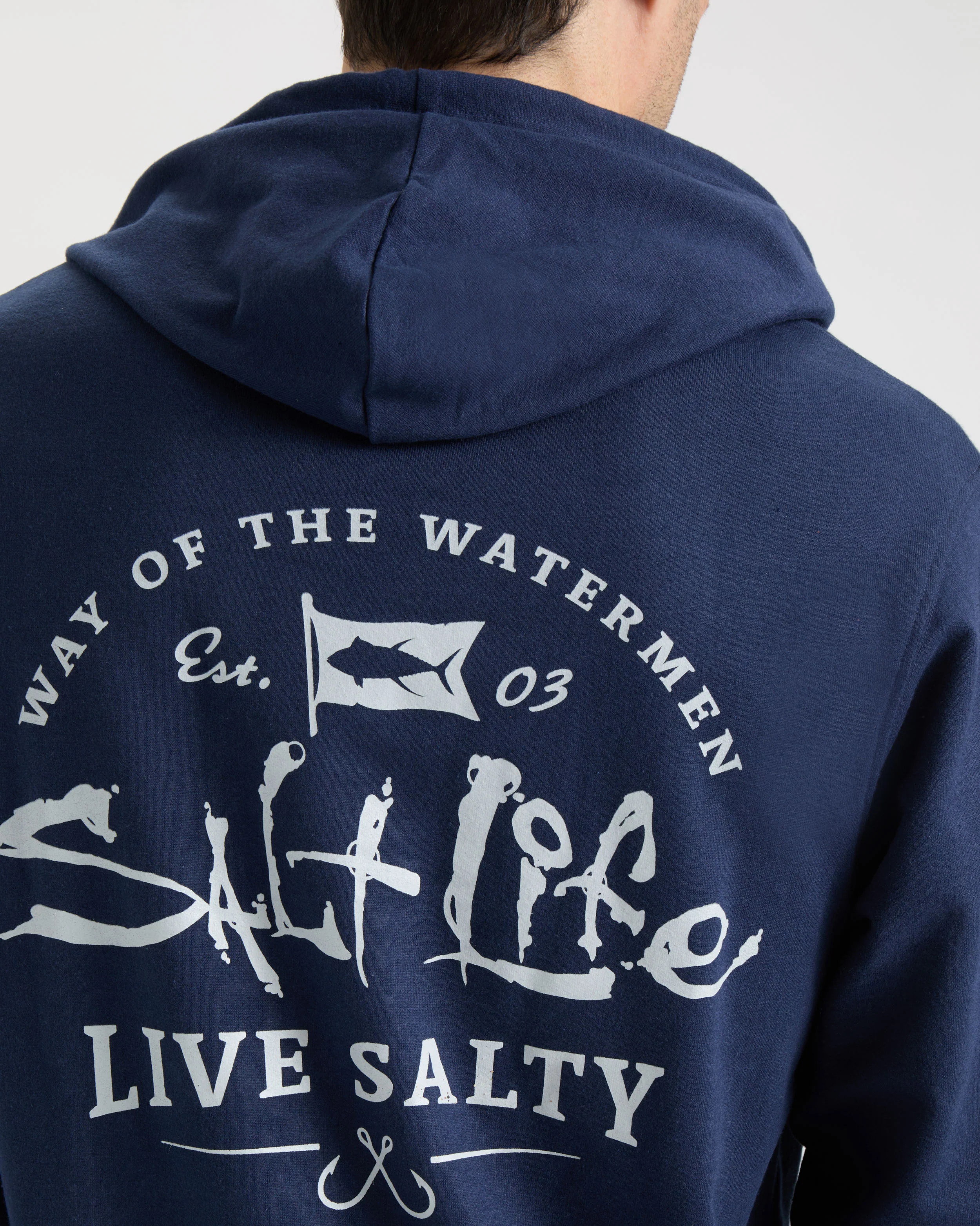 Men's Ocean Kin French Terry Pullover Hoodie - Image 6